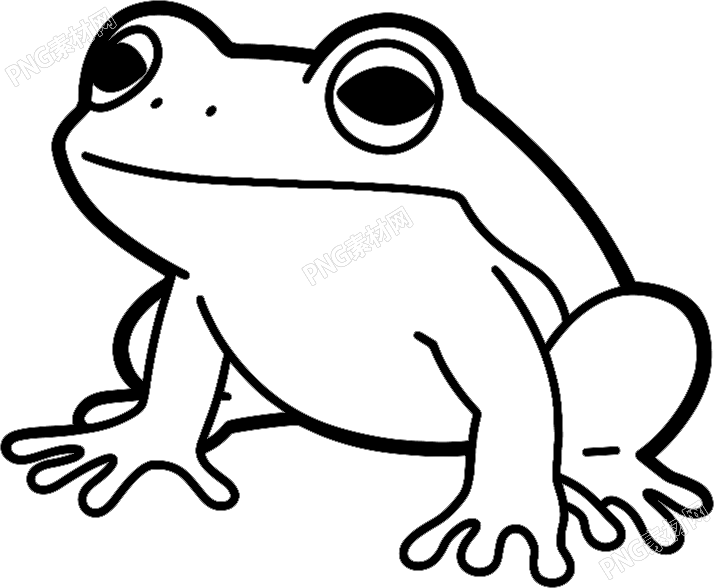 青蛙简笔画