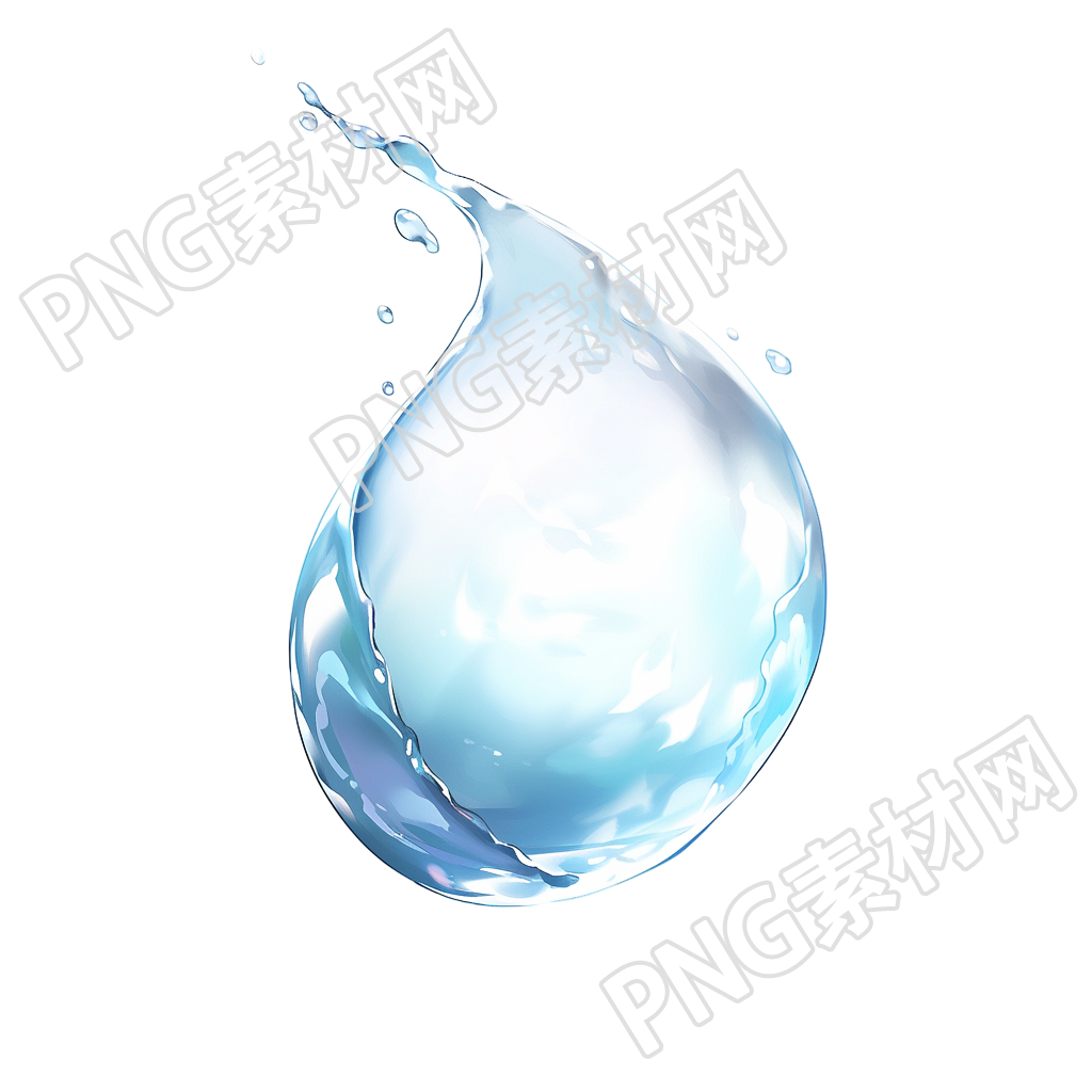 水滴素材设计插图