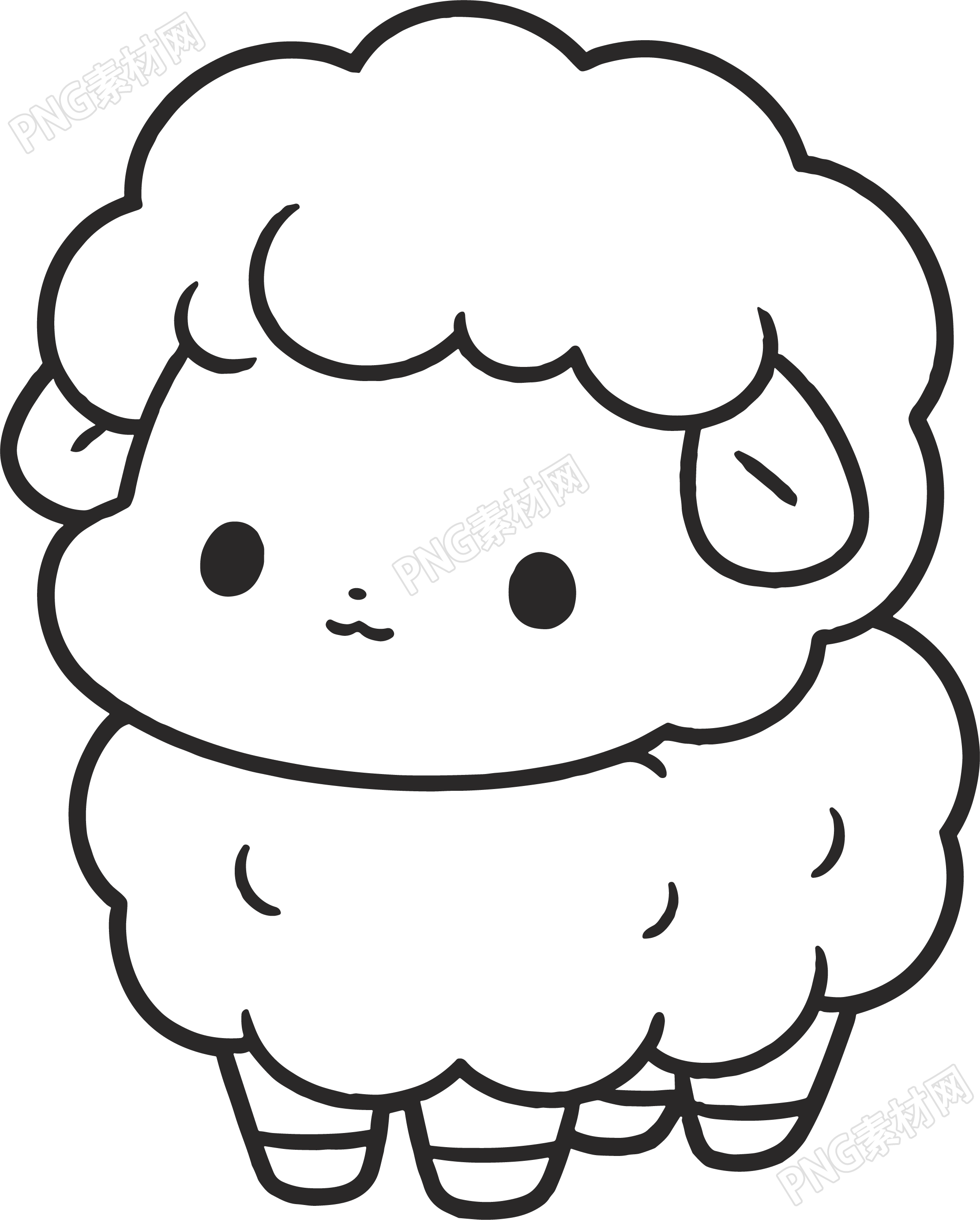 羊簡筆畫