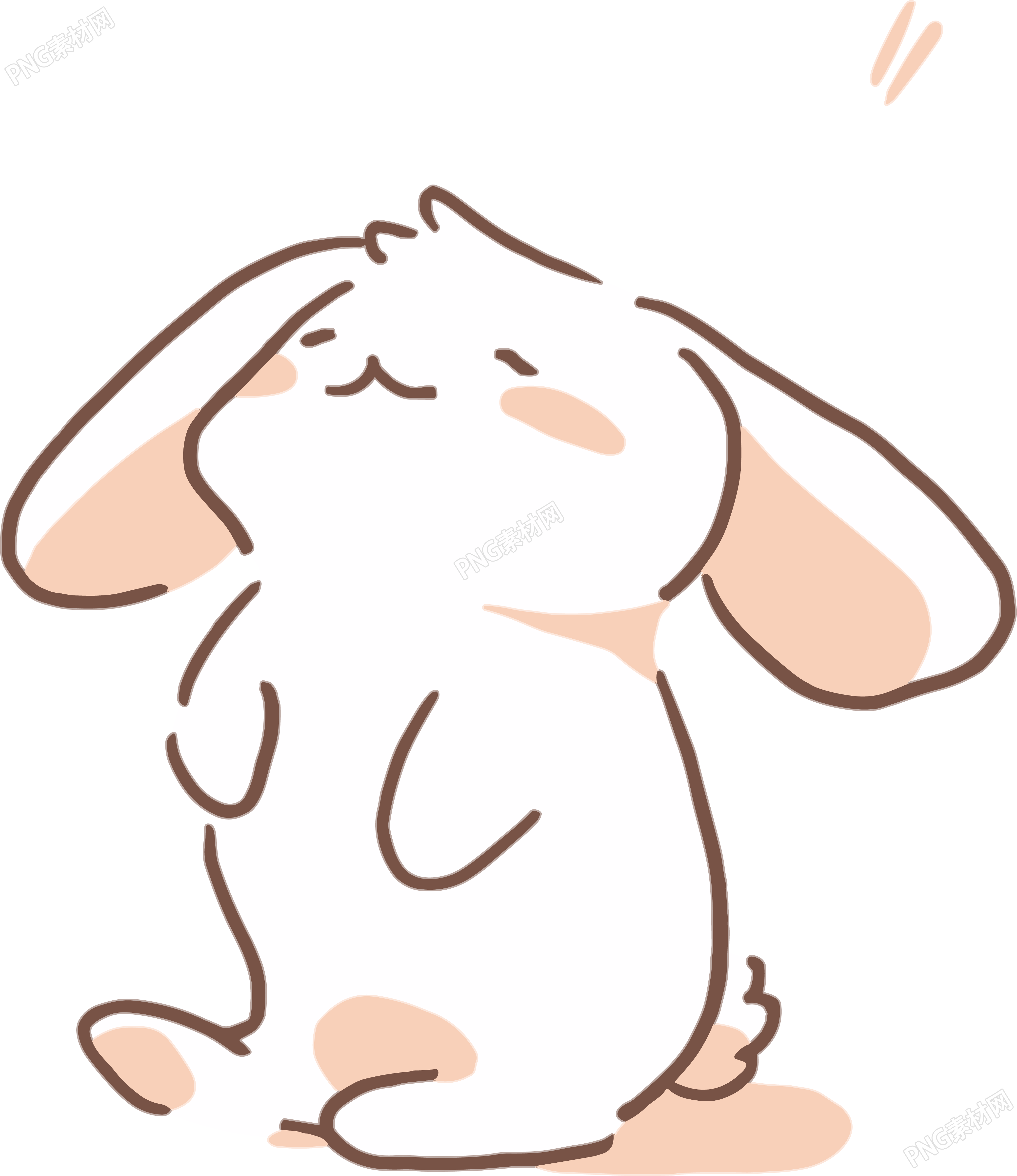 卡通動物手繪插畫風(fēng)格素材
