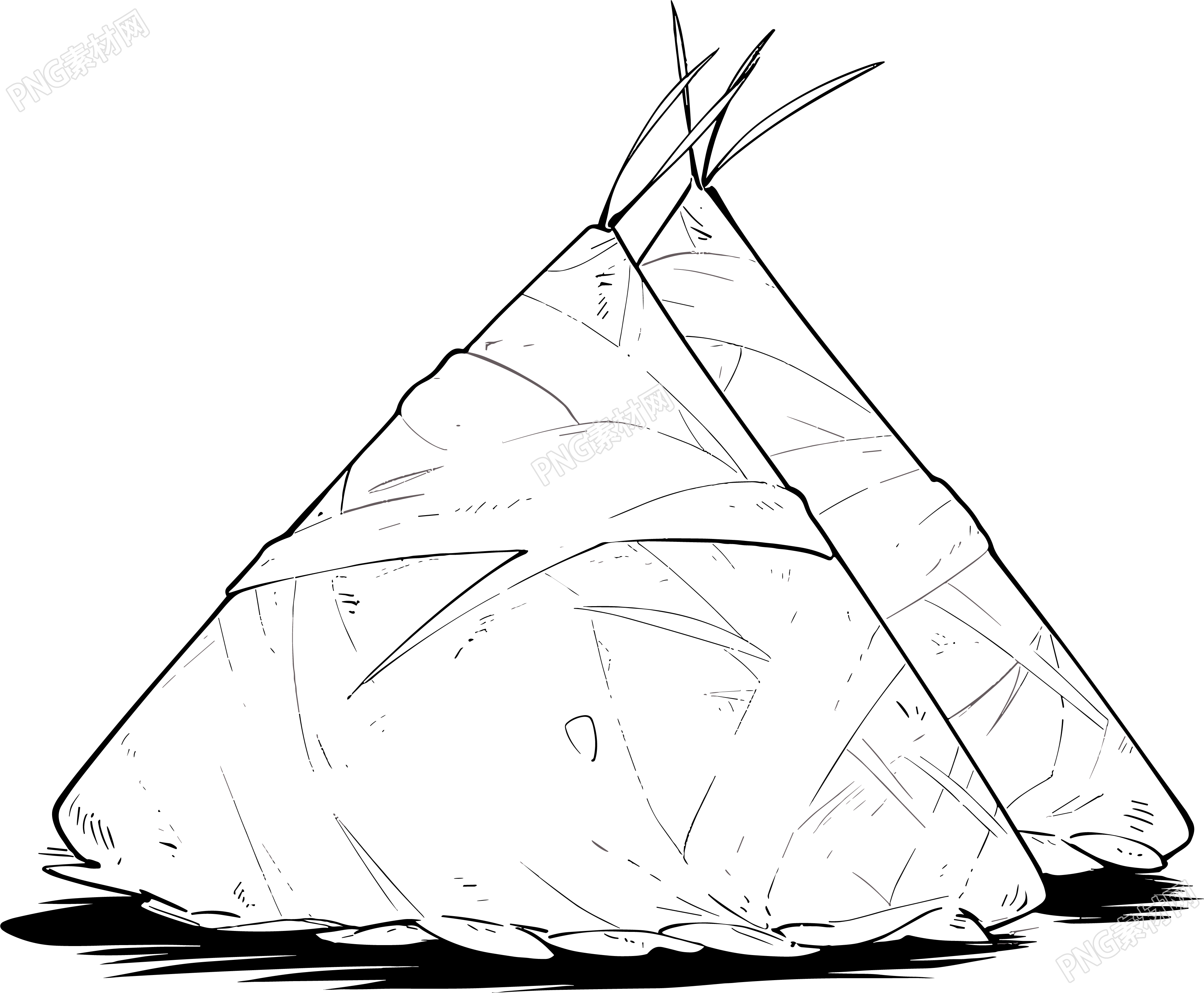 粽子图片简笔画