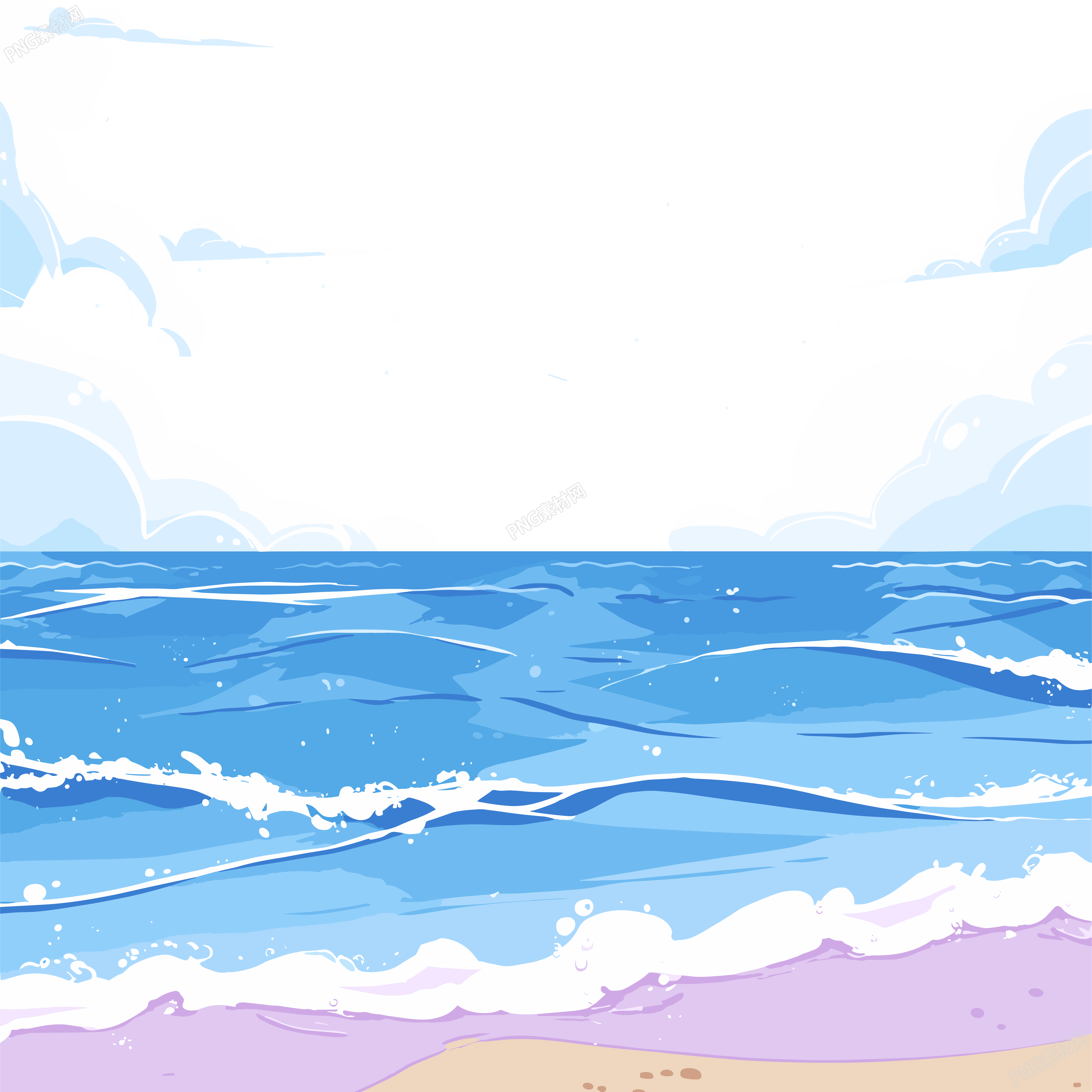 卡通海洋PNG图形素材