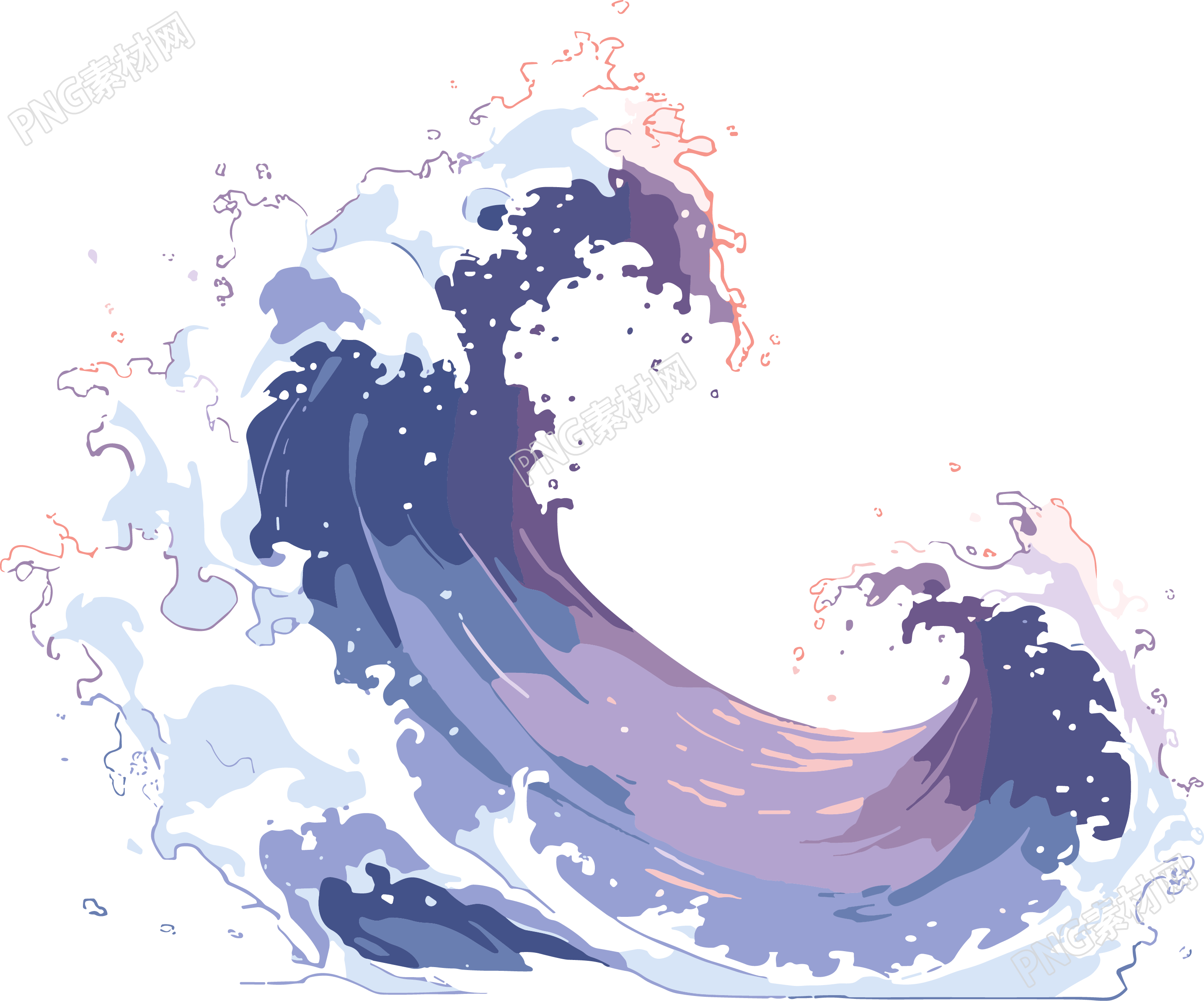 水花可商用素材