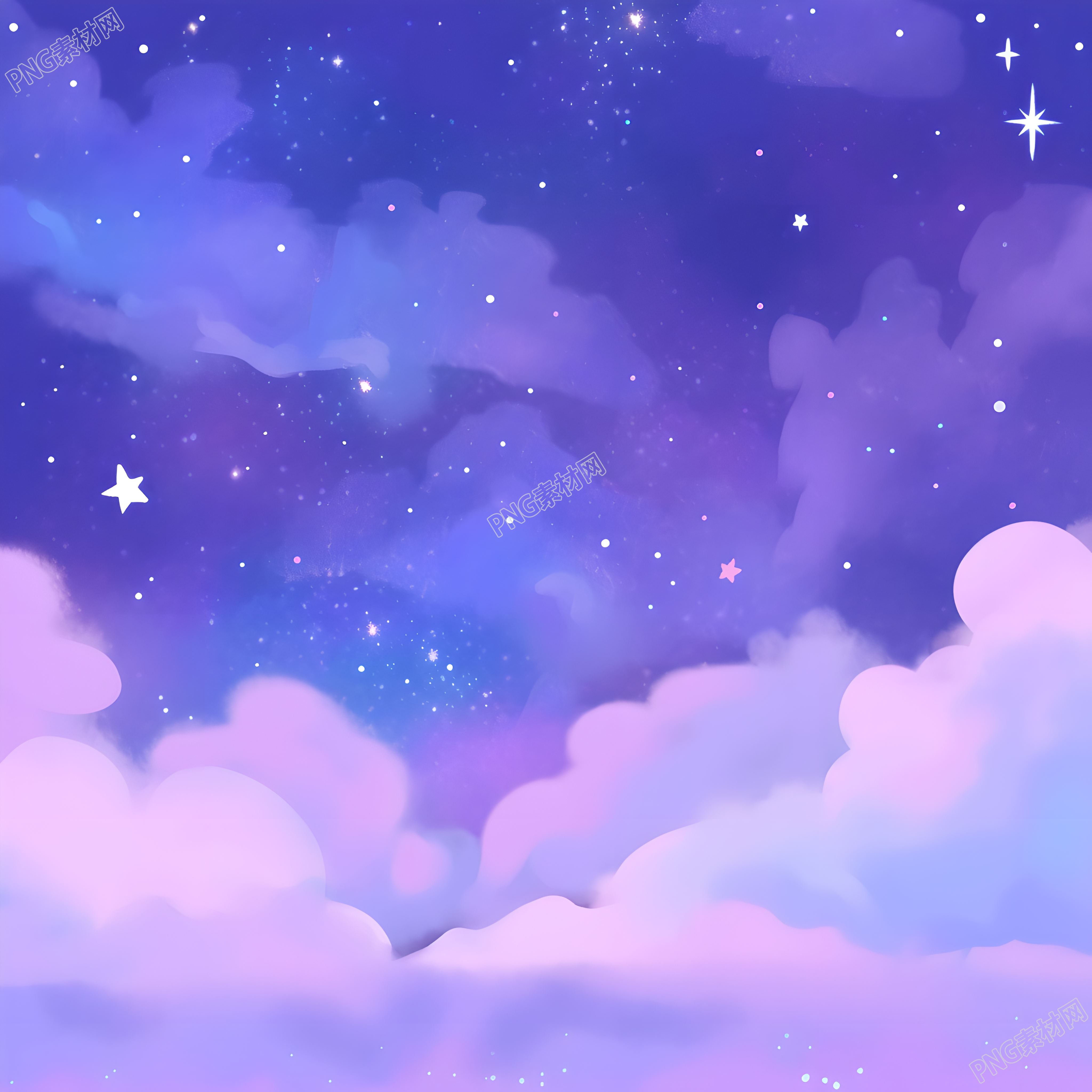 星空背景图形素材