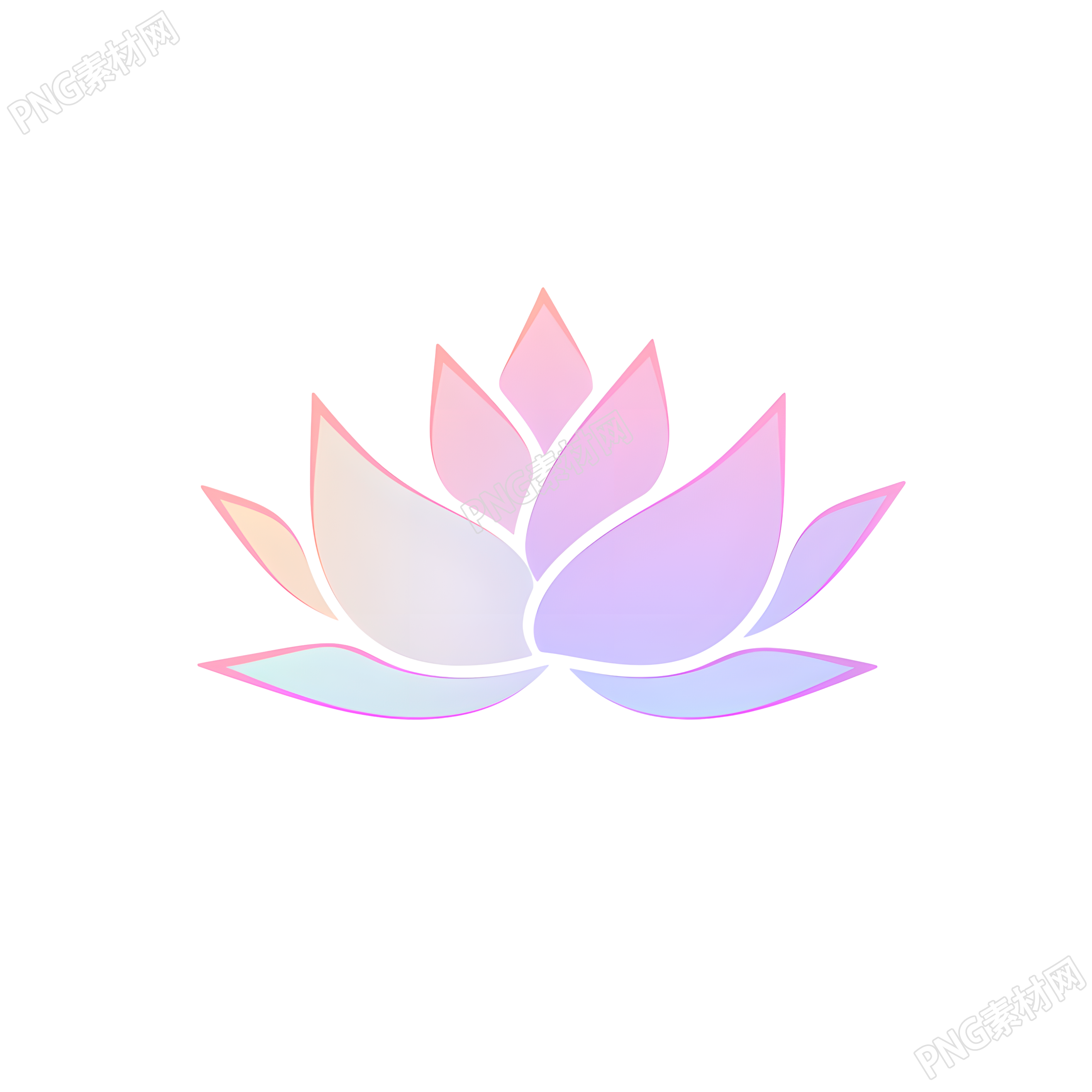 莲花logo商用设计素材