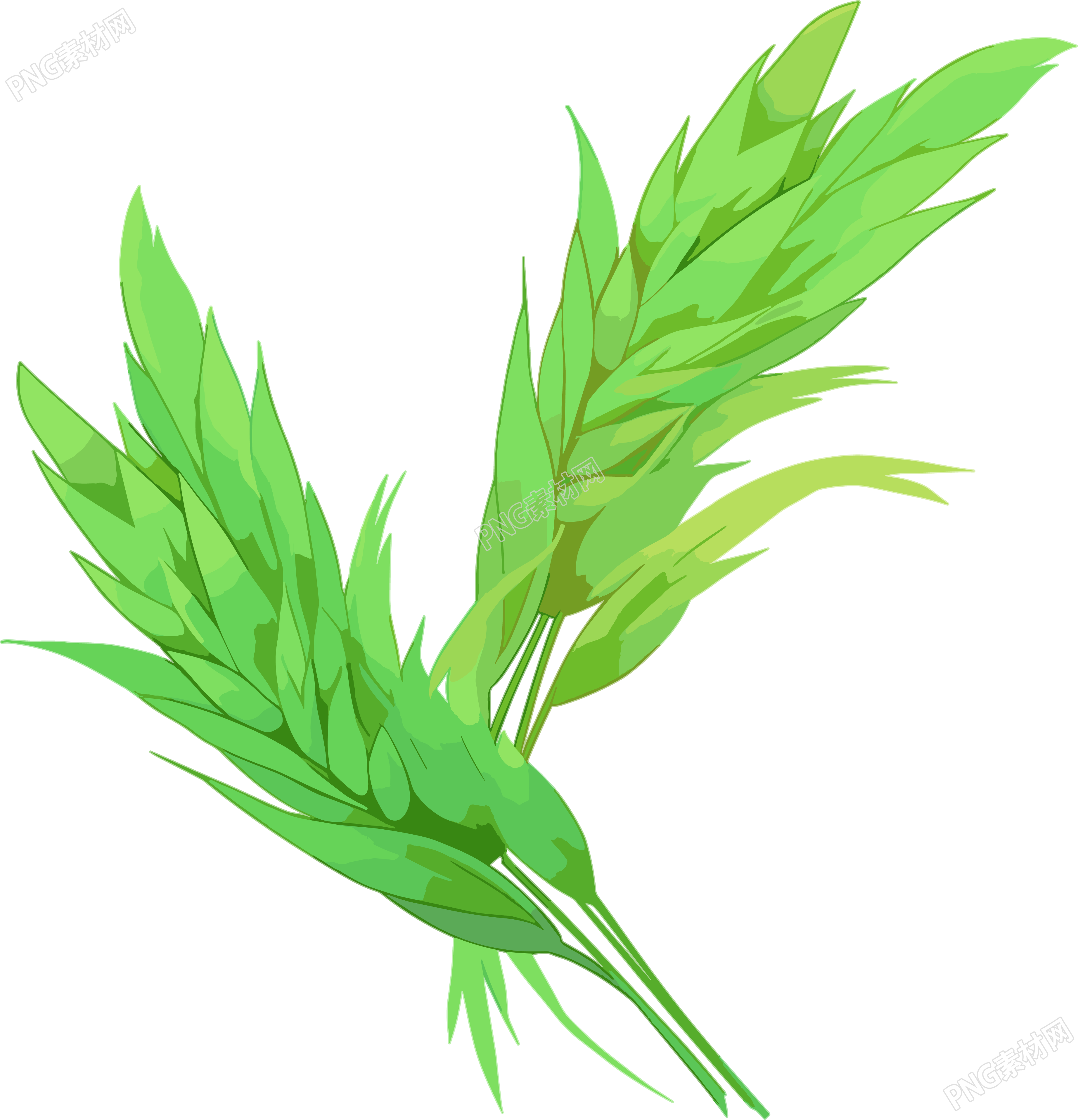 麦穗创意设计元素