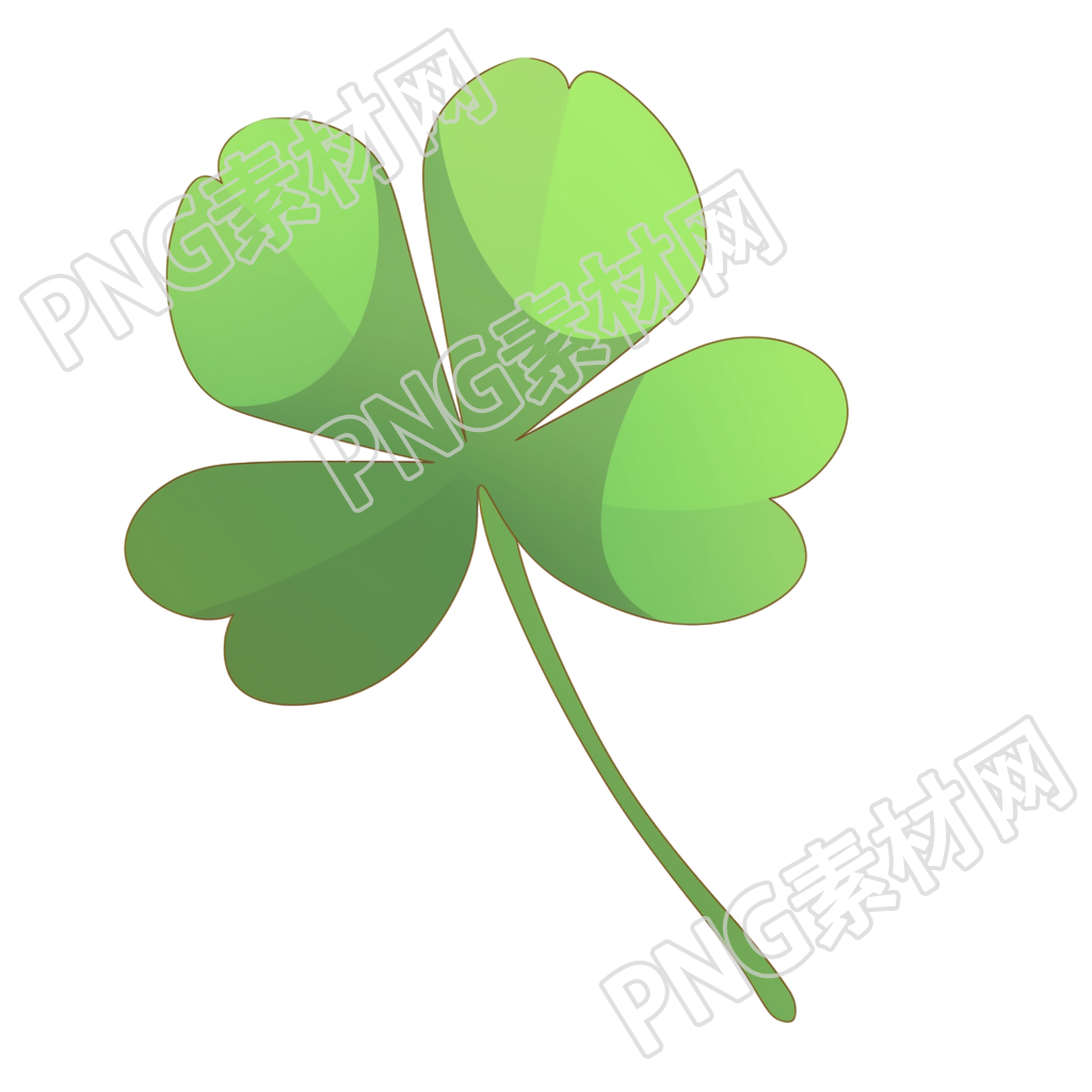 四叶草PNG商用插图