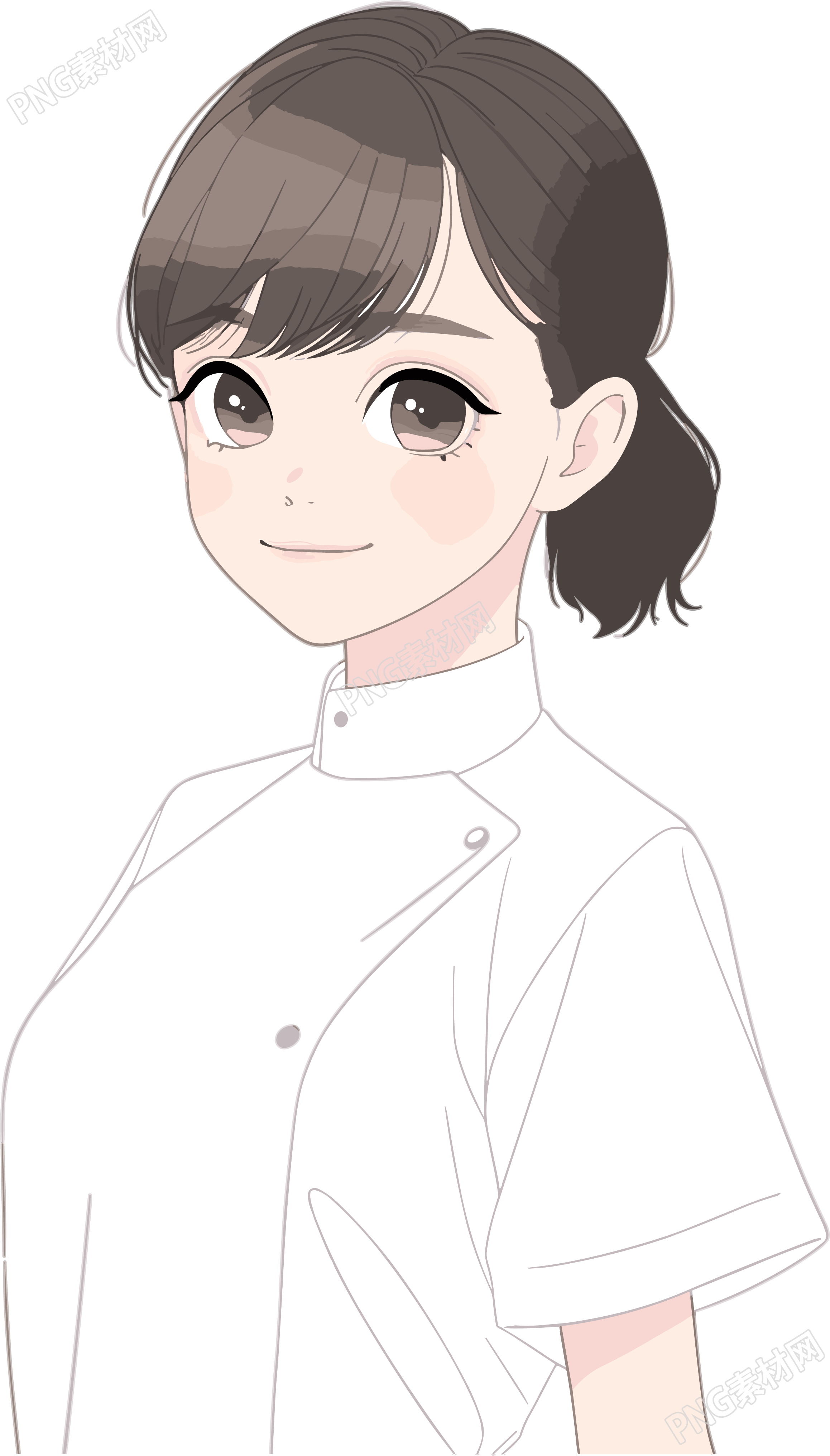 护士简洁插图