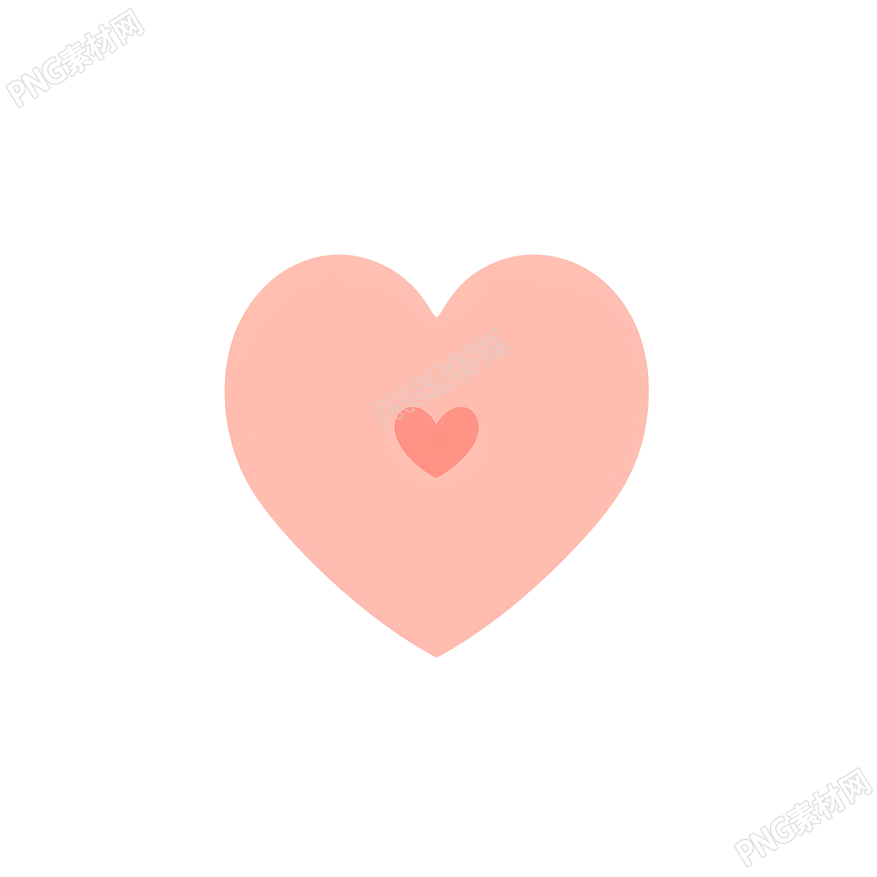 心形logo简约插画