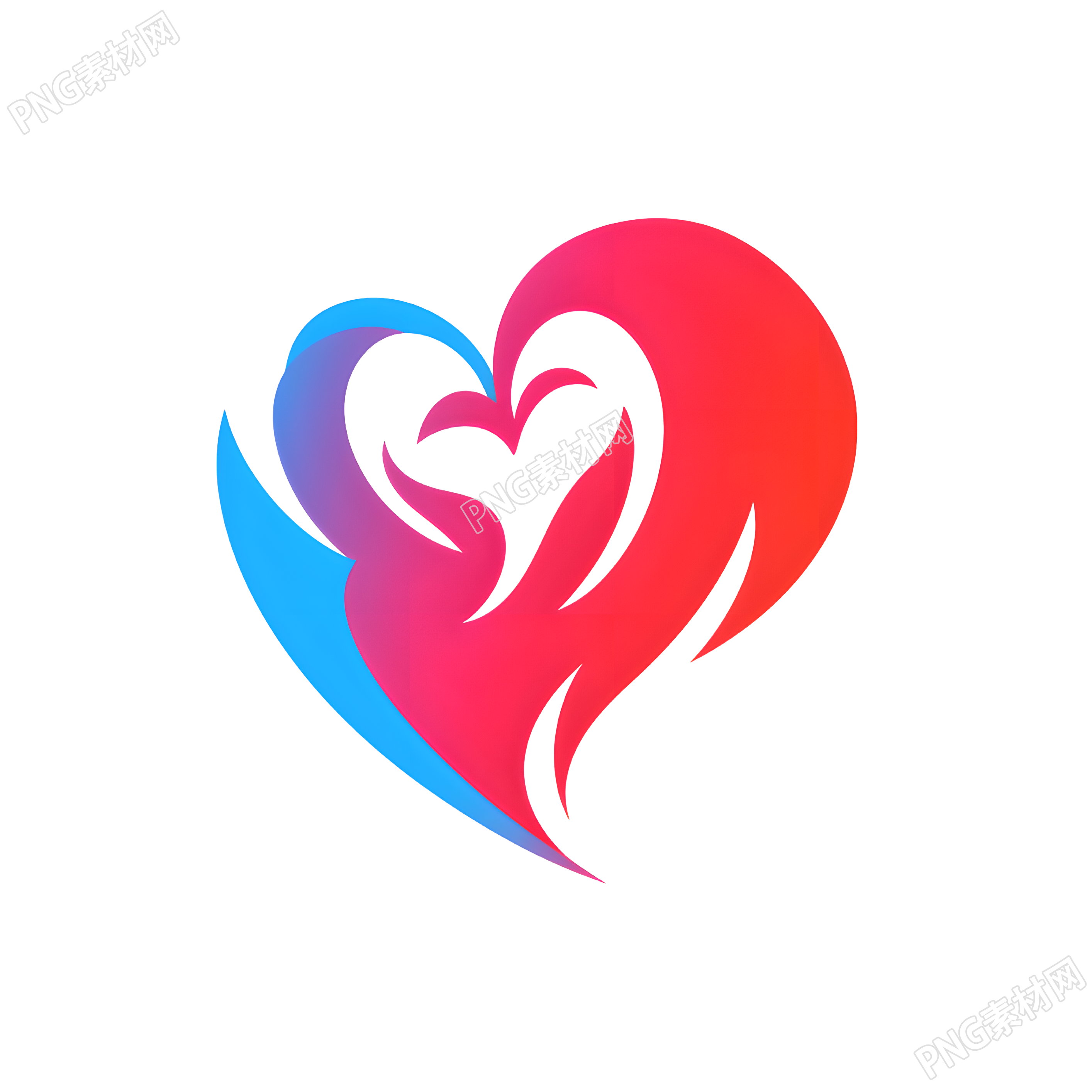 心形logo设计元素