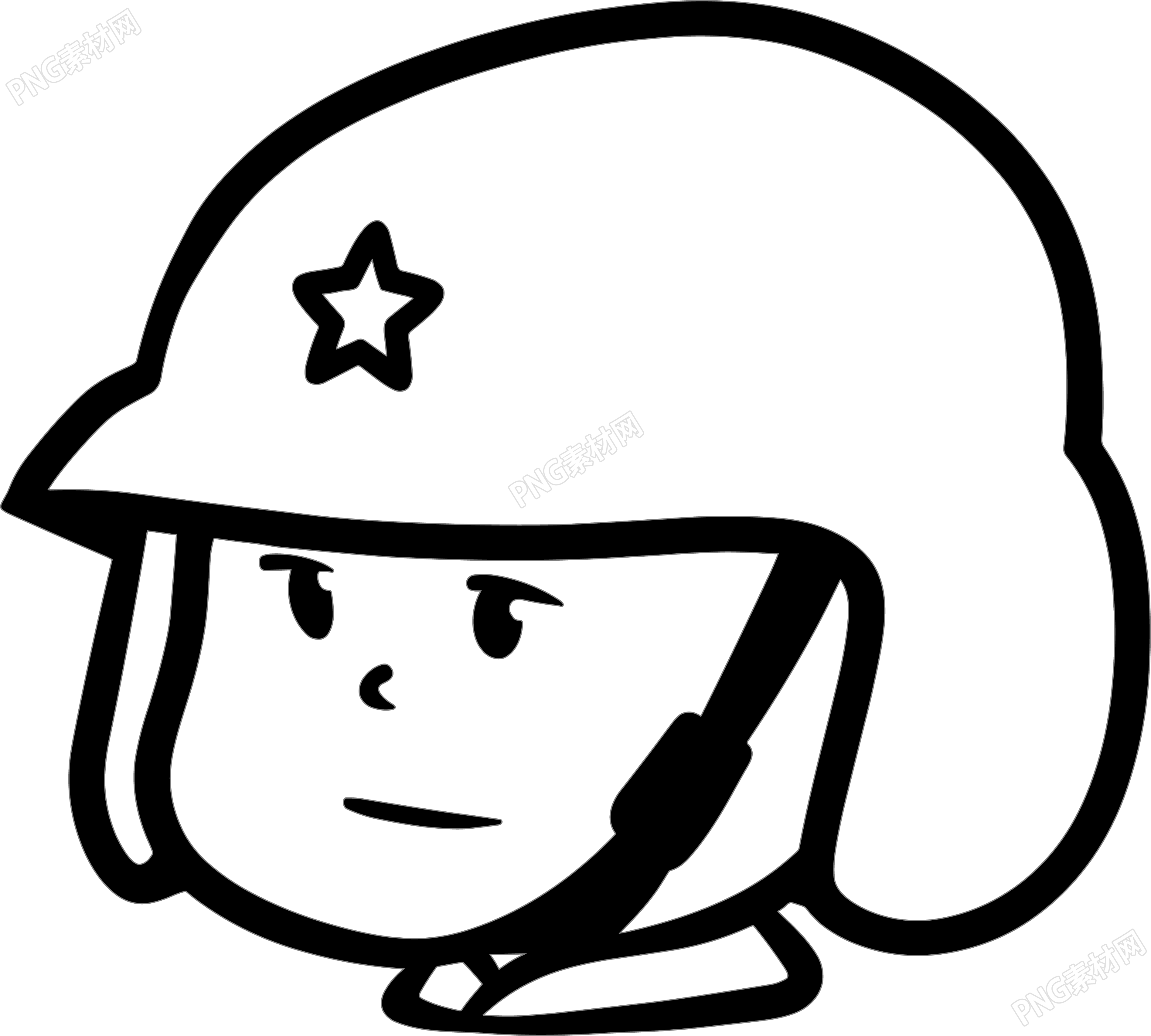 雷锋简笔画简单又漂亮