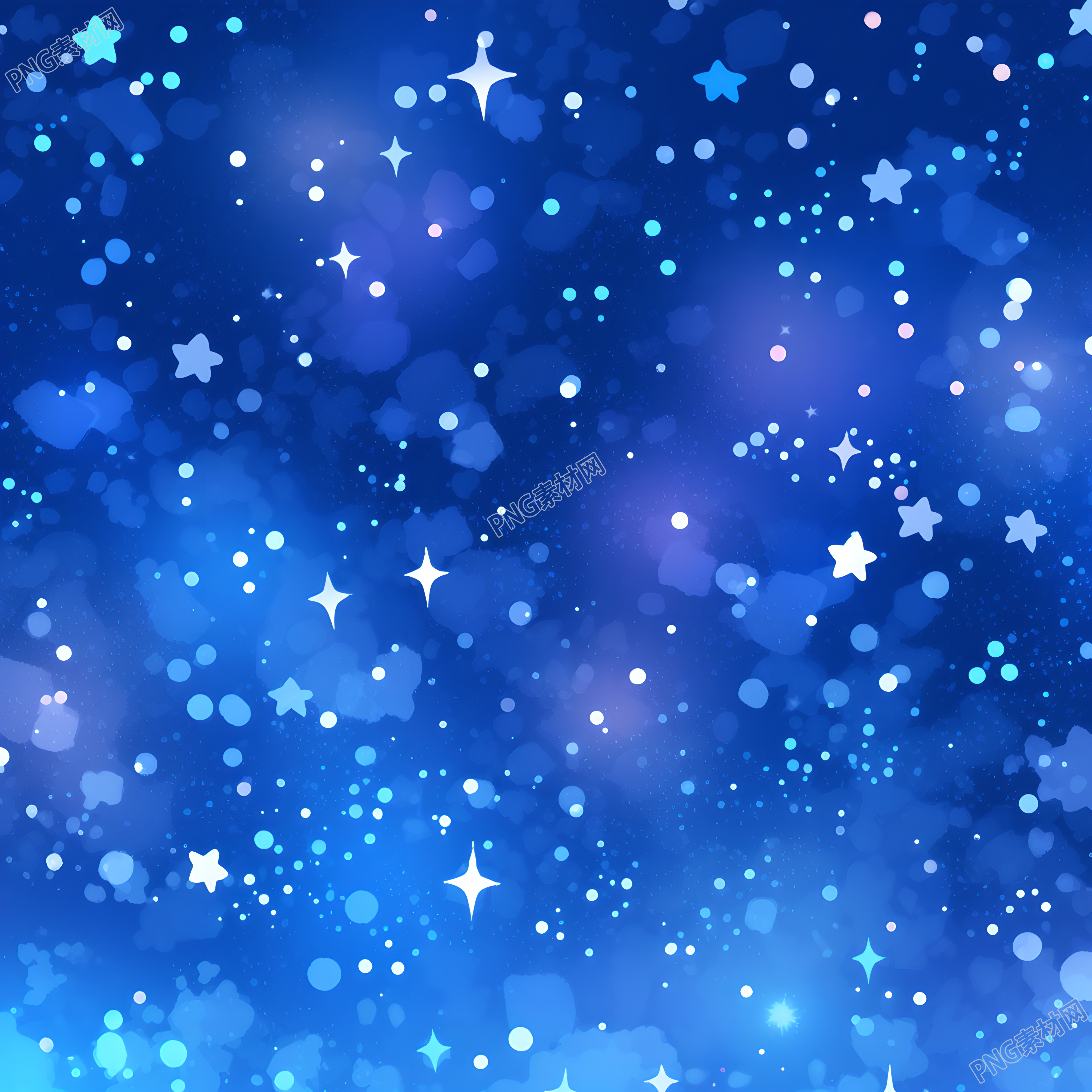 黑夜星空背景高清插图