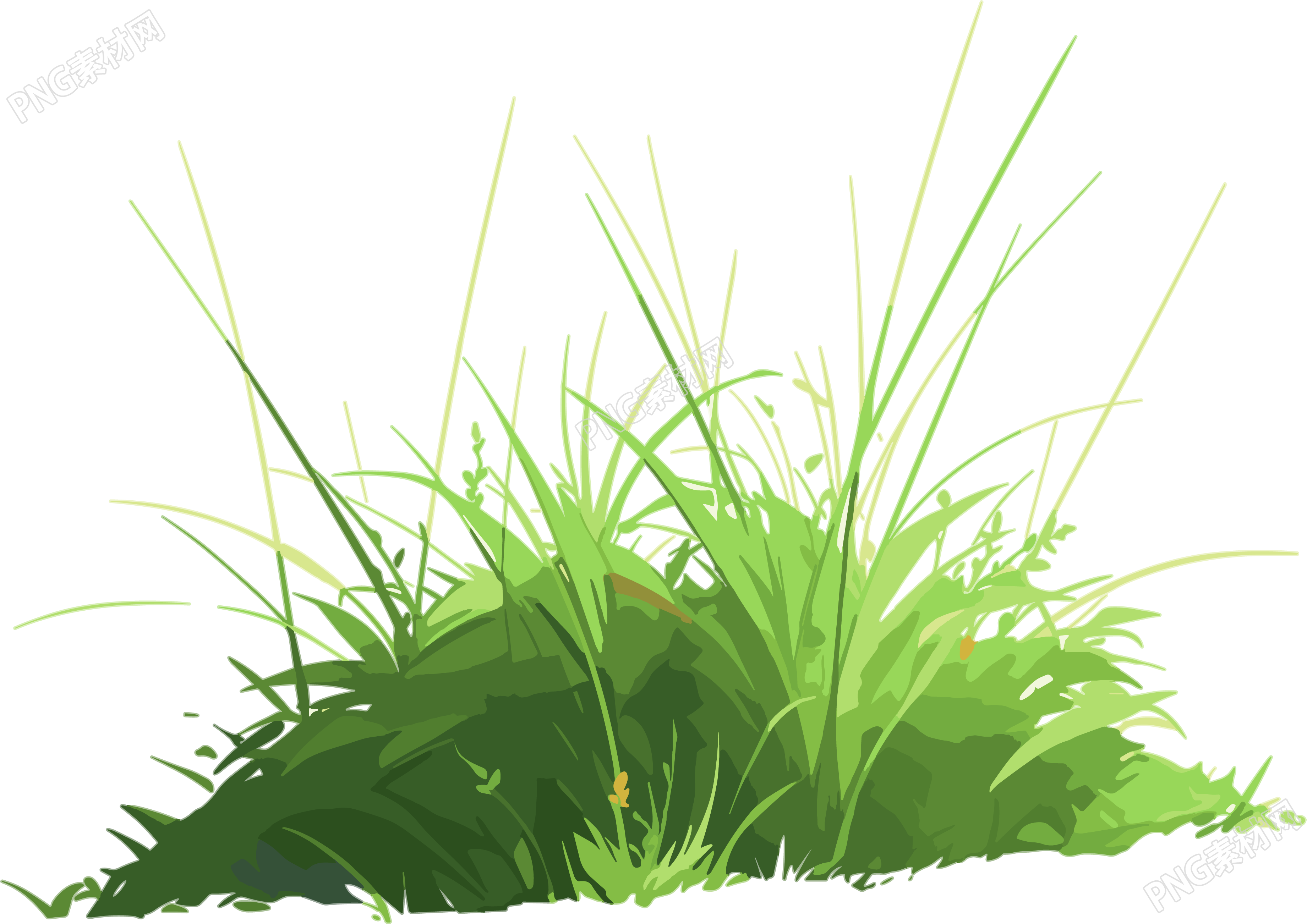 小草卡通商用素材