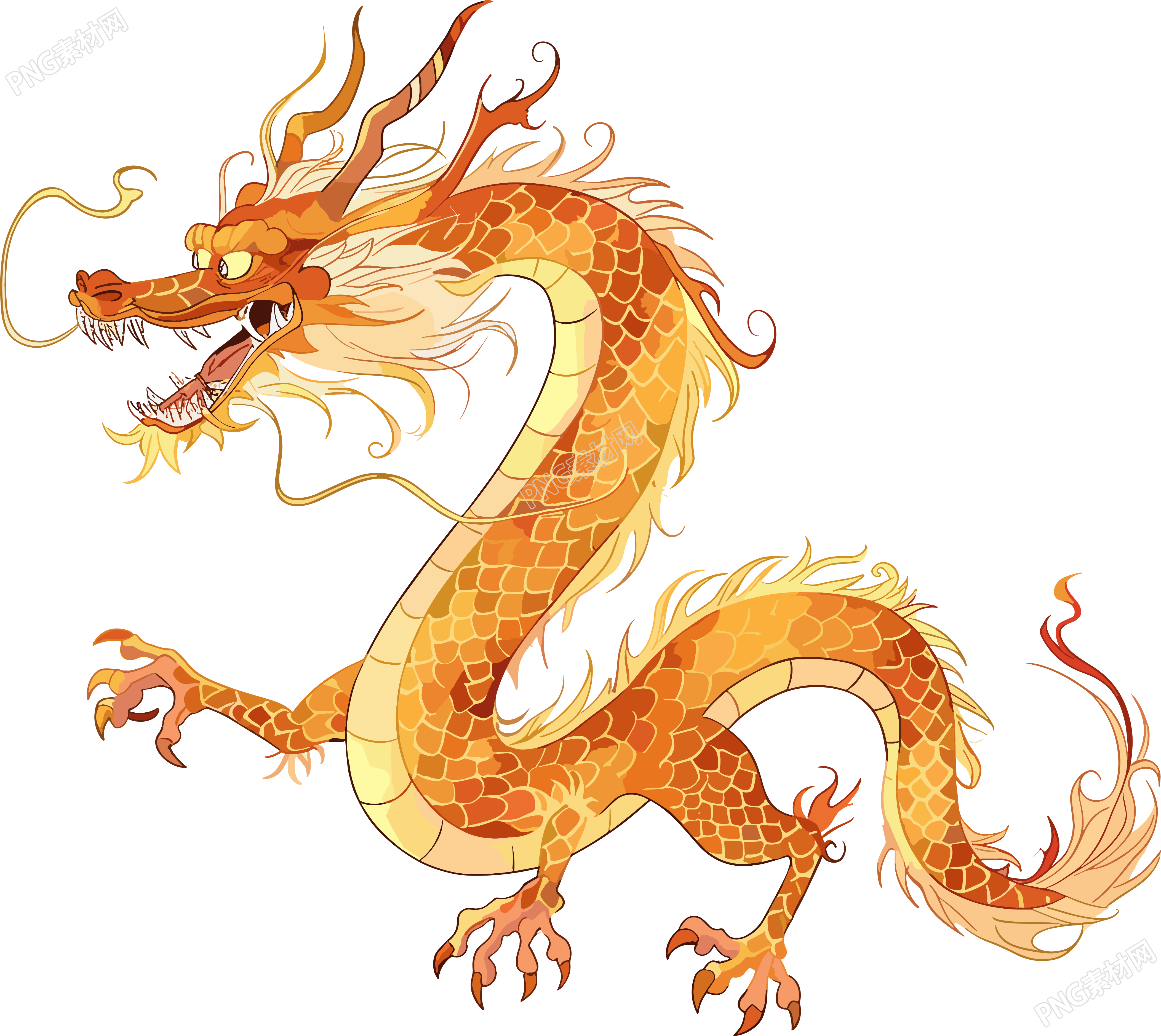中国龙设计元素素材