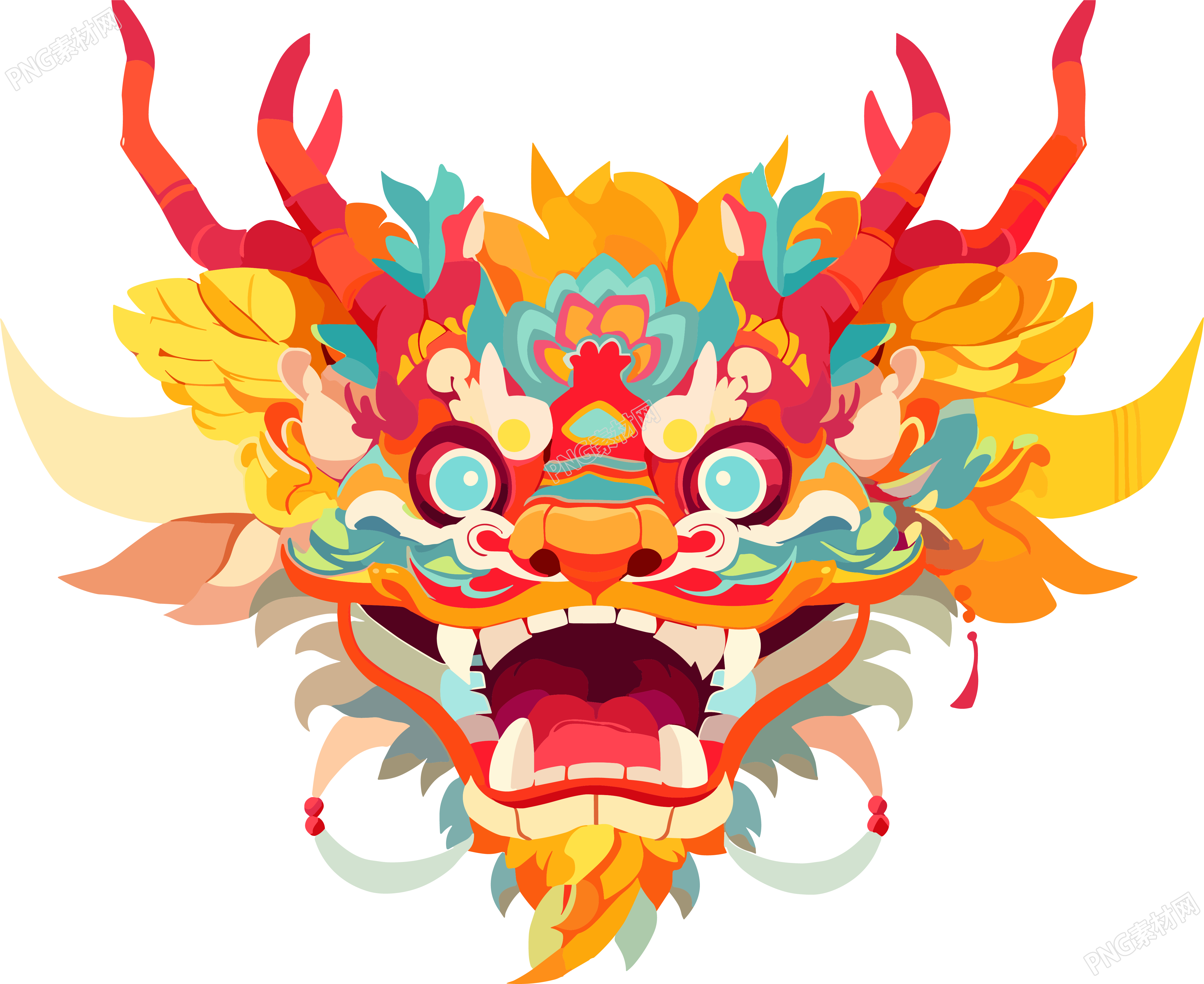 中国龙PNG插图素材