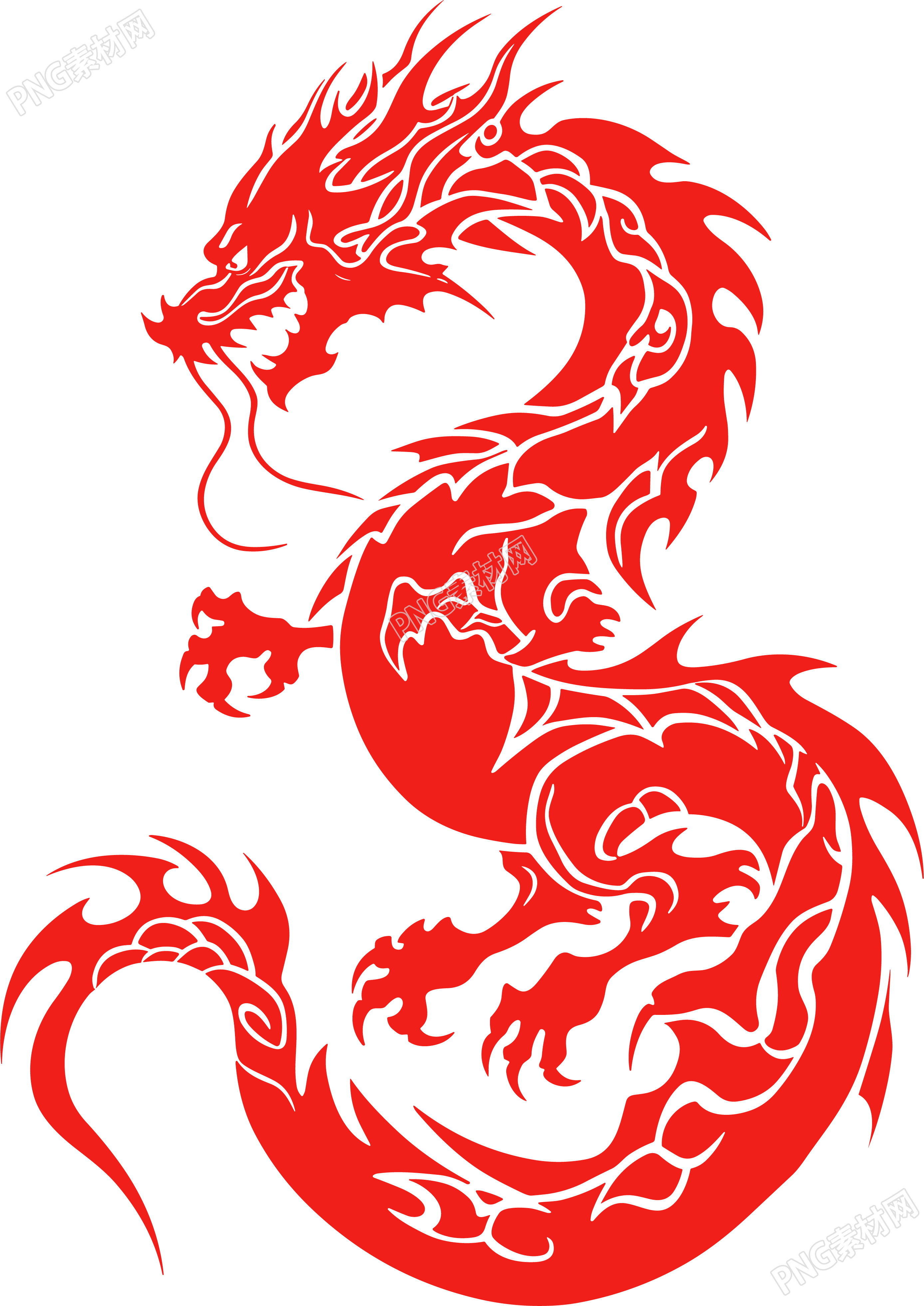 中国龙PNG剪贴画素材