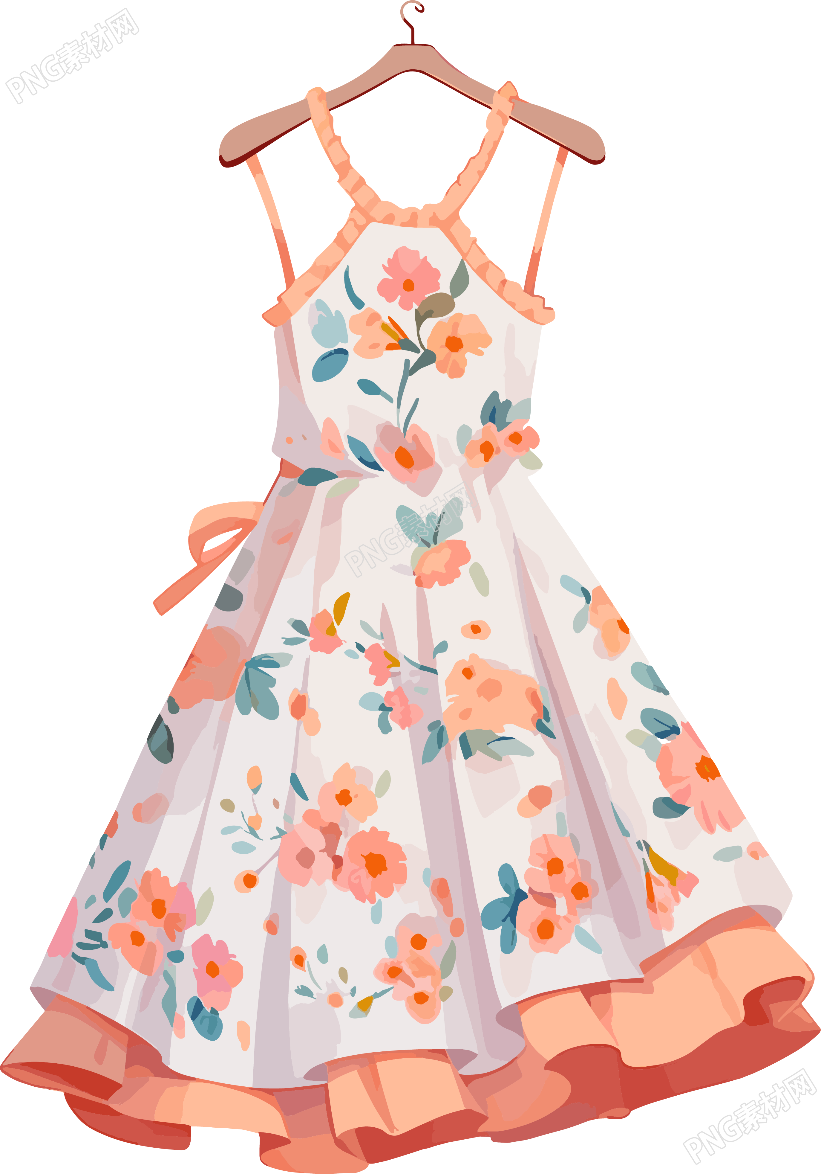 衣服卡通可商业插画