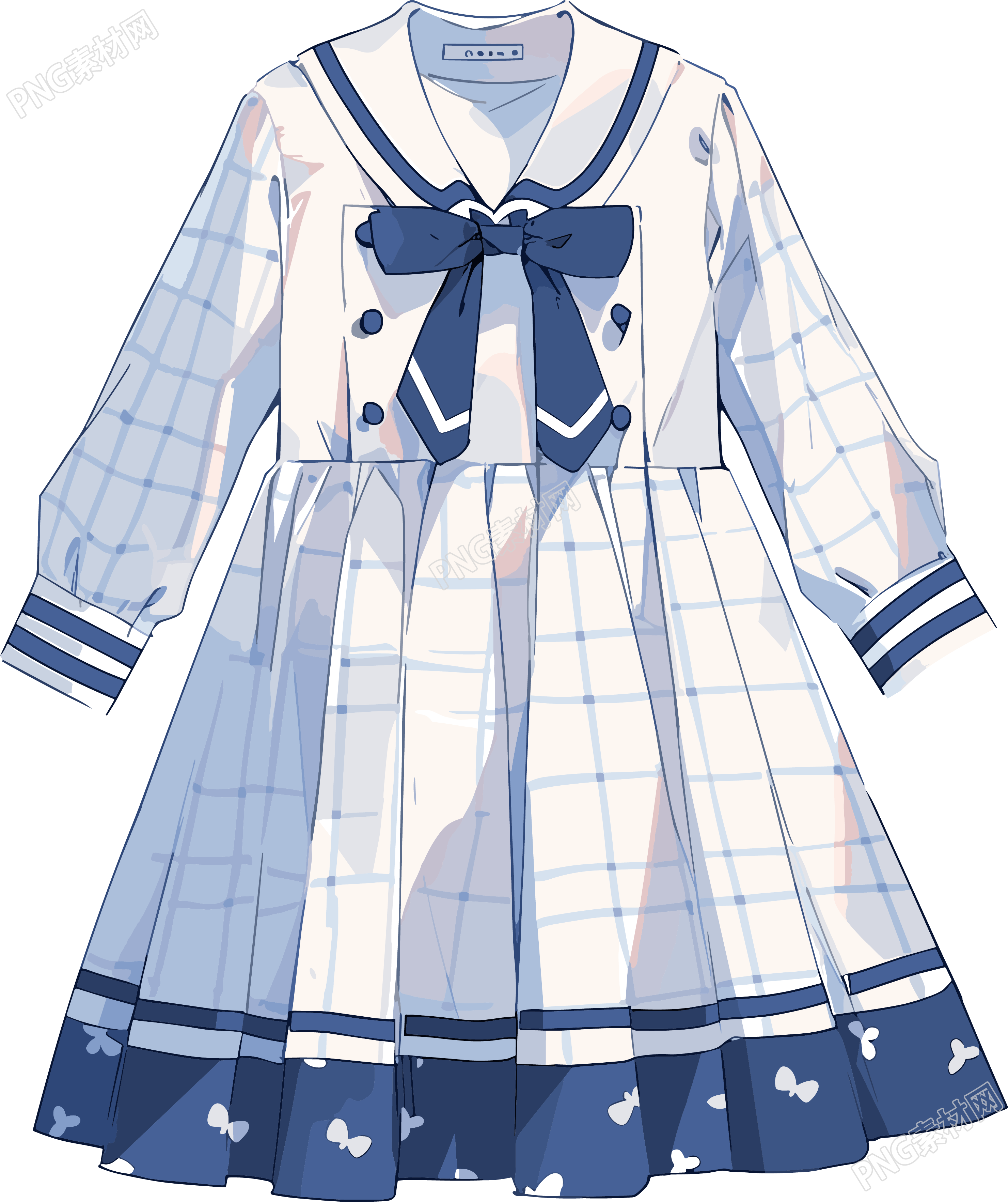 衣服卡通可爱插图