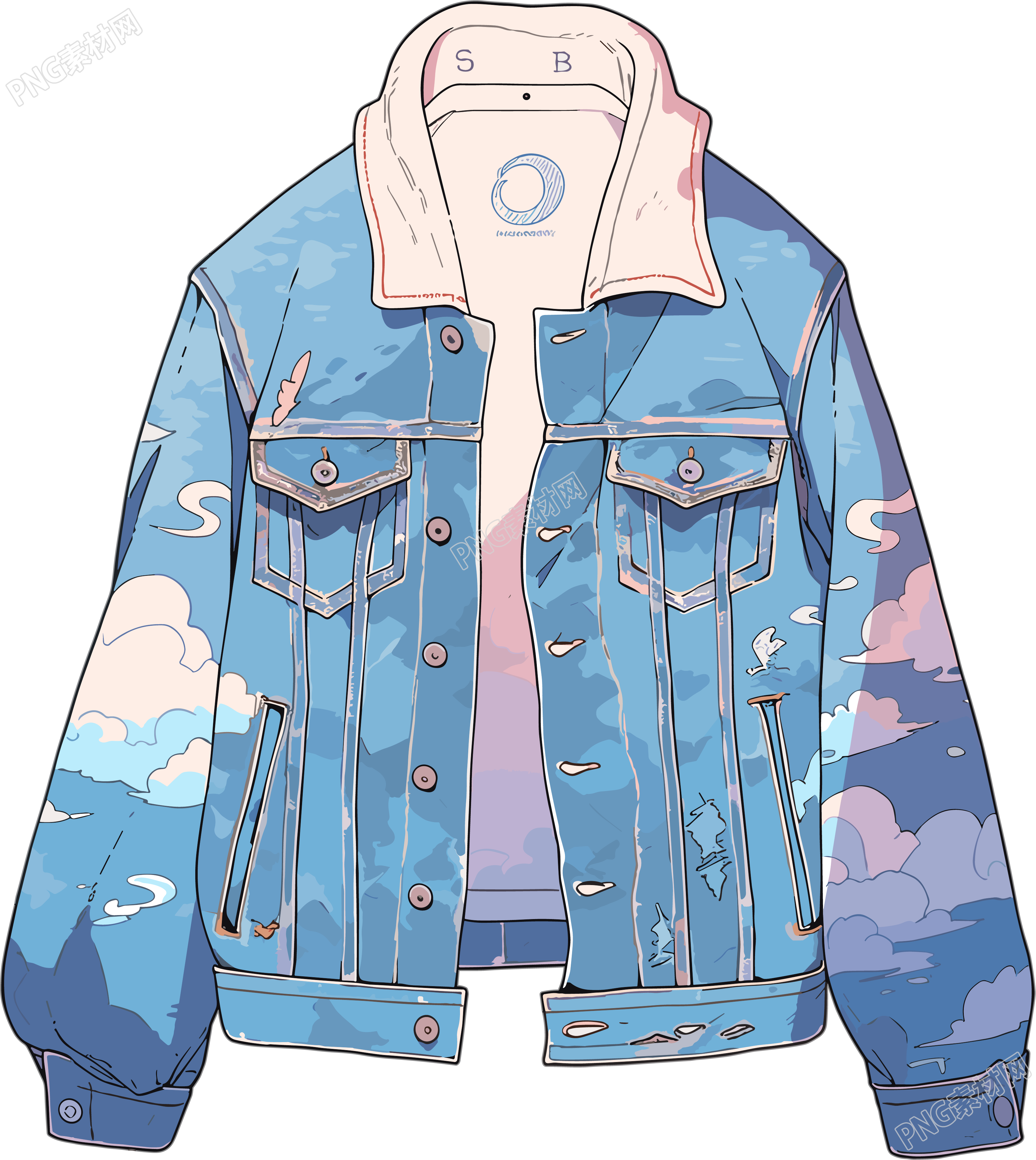 衣服卡通创意设计元素