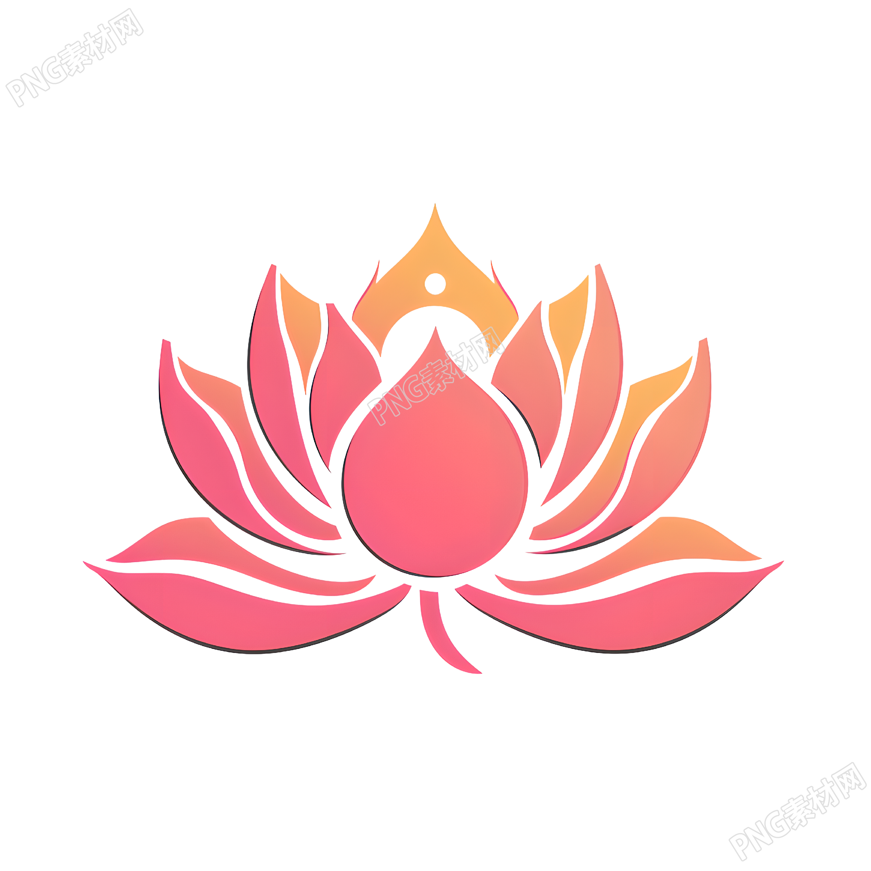 蓮花logoPNG高清圖標素材
