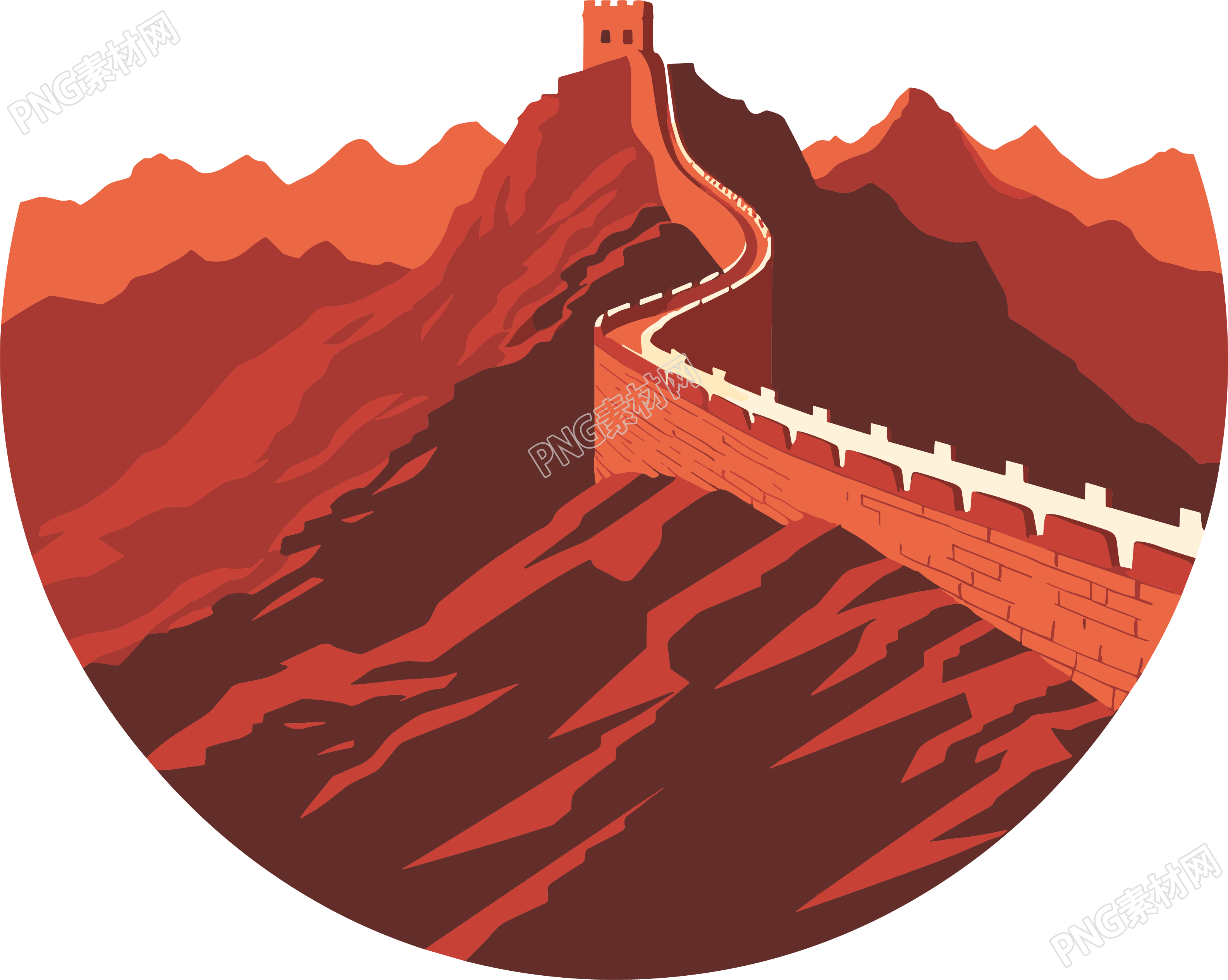 长城logo图标设计素材