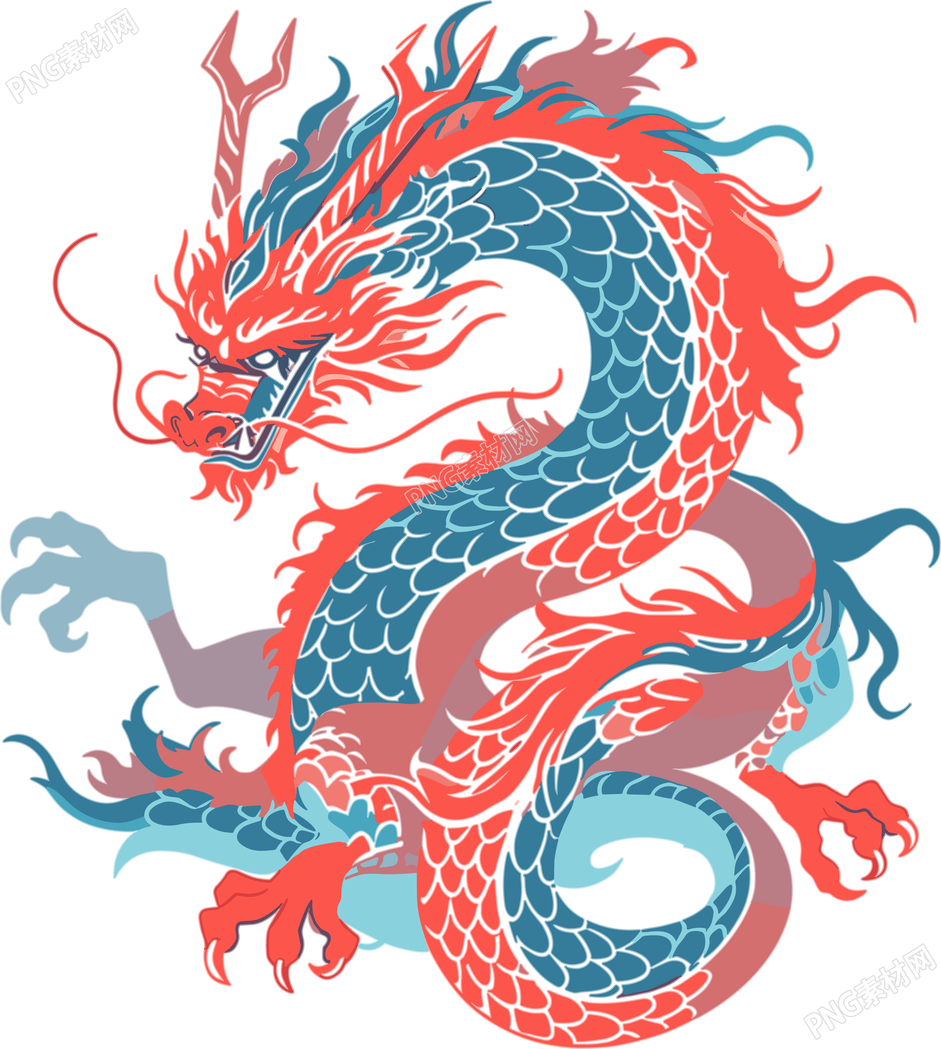 龙矢量高清图形素材