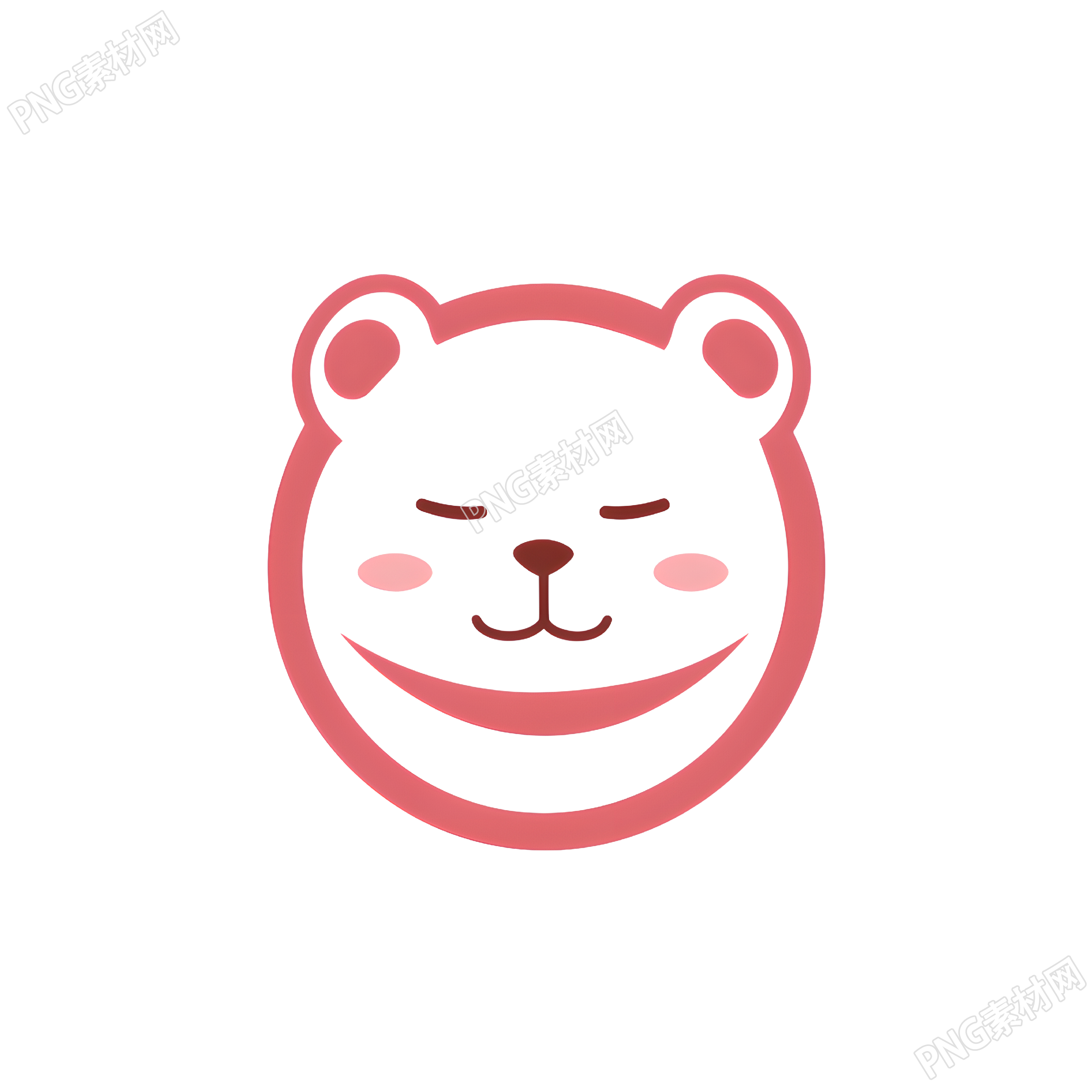 小熊logo可商用设计素材