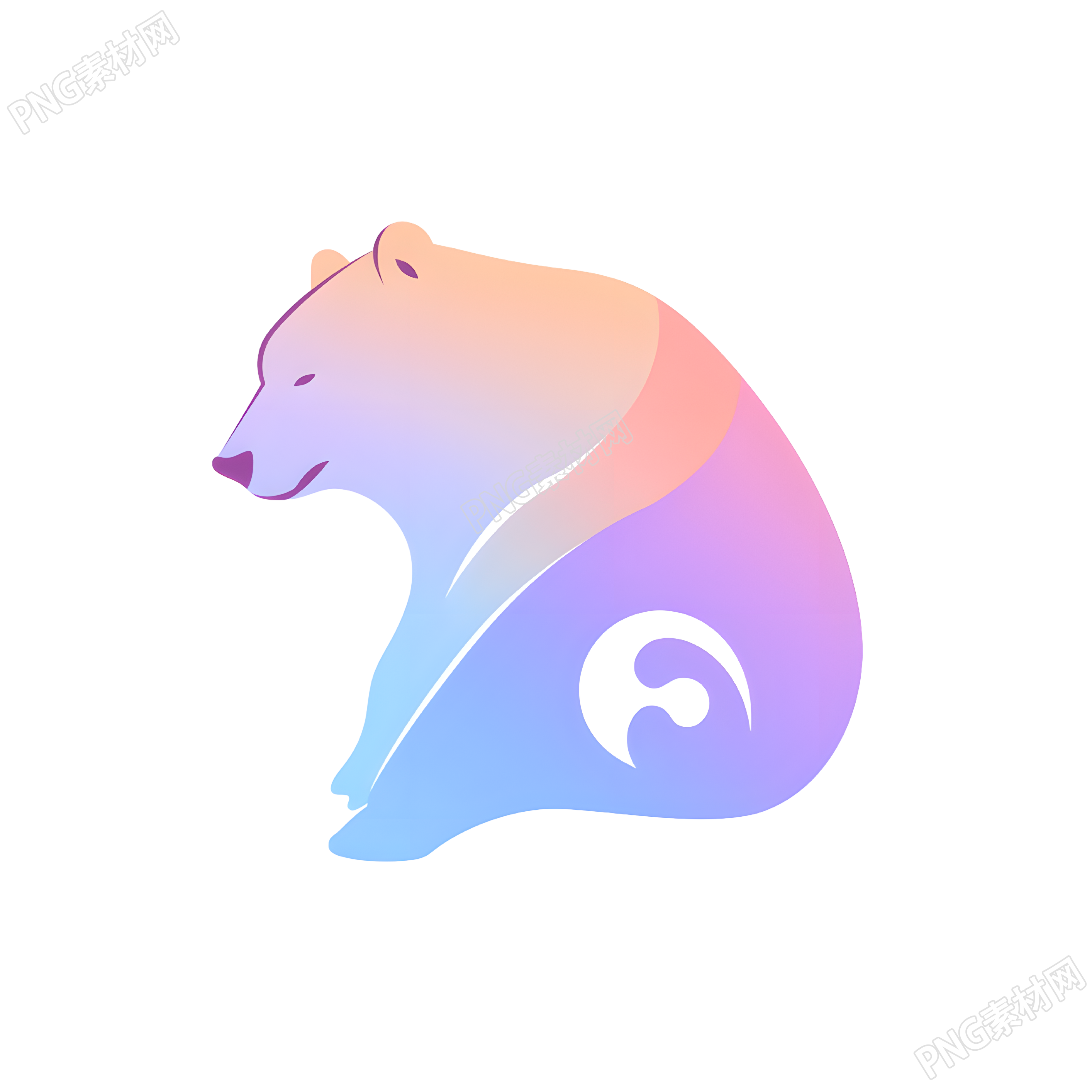 小熊logo商业设计元素