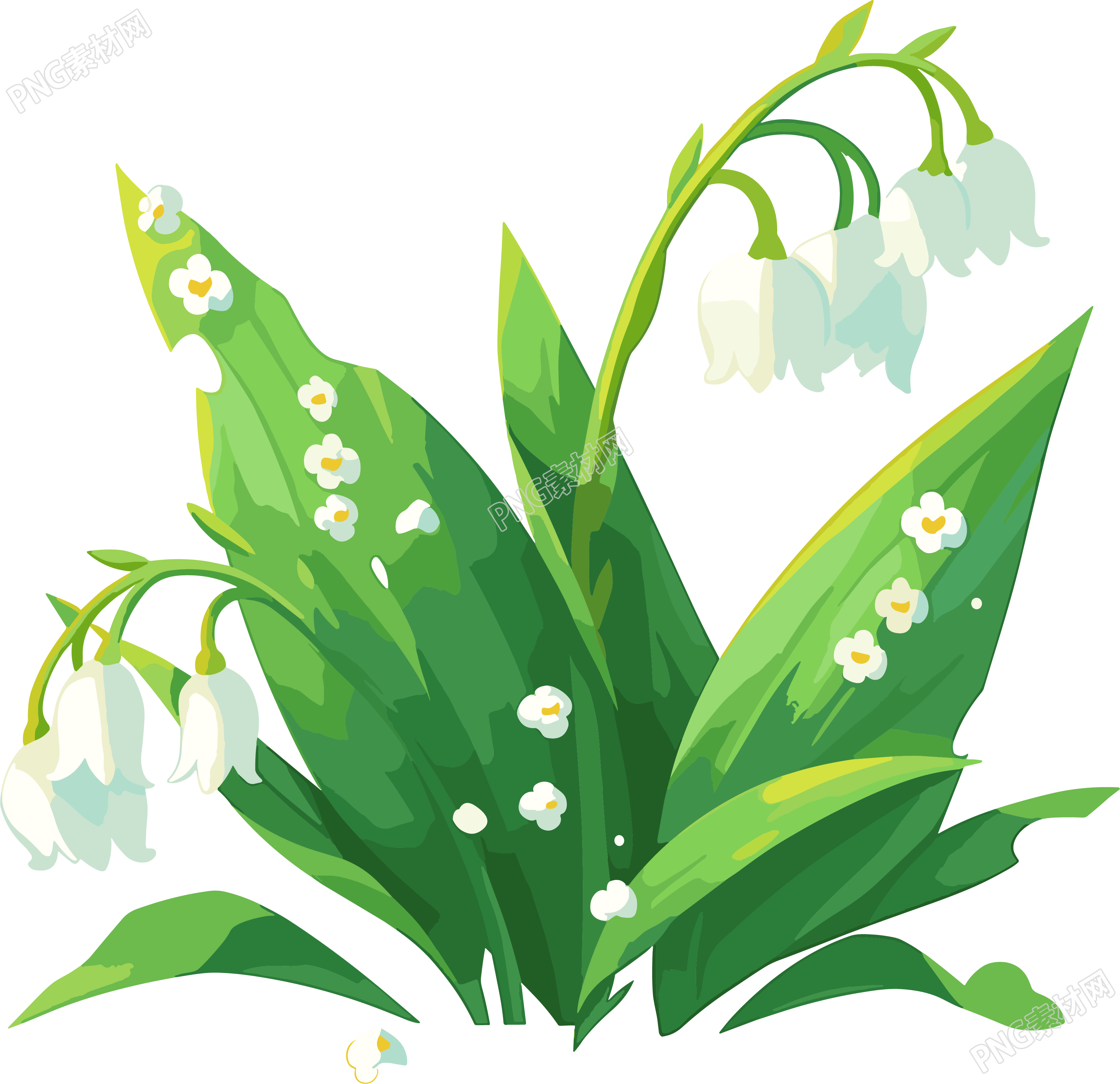 花朵扁平设计素材