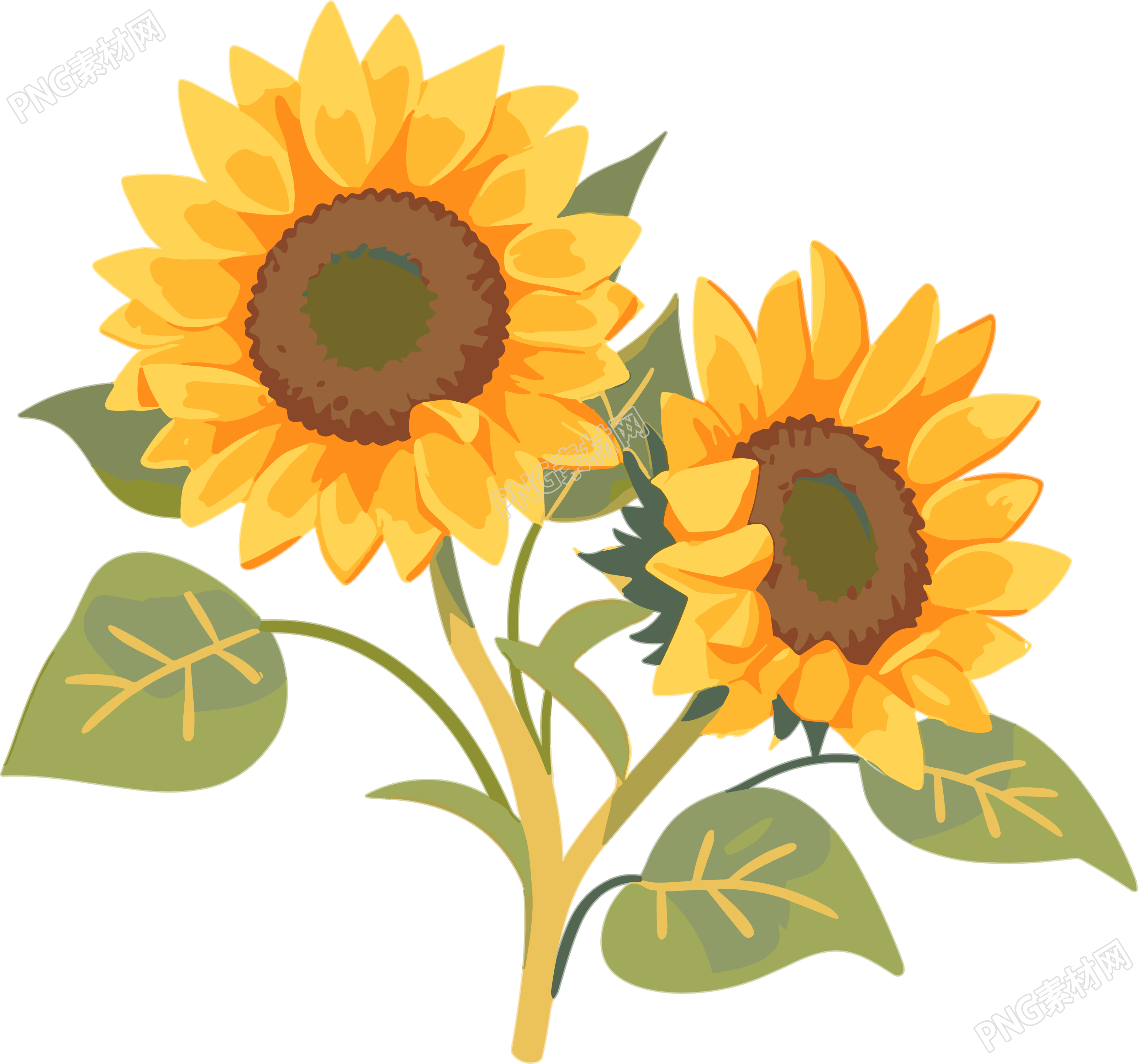 花朵插画设计元素