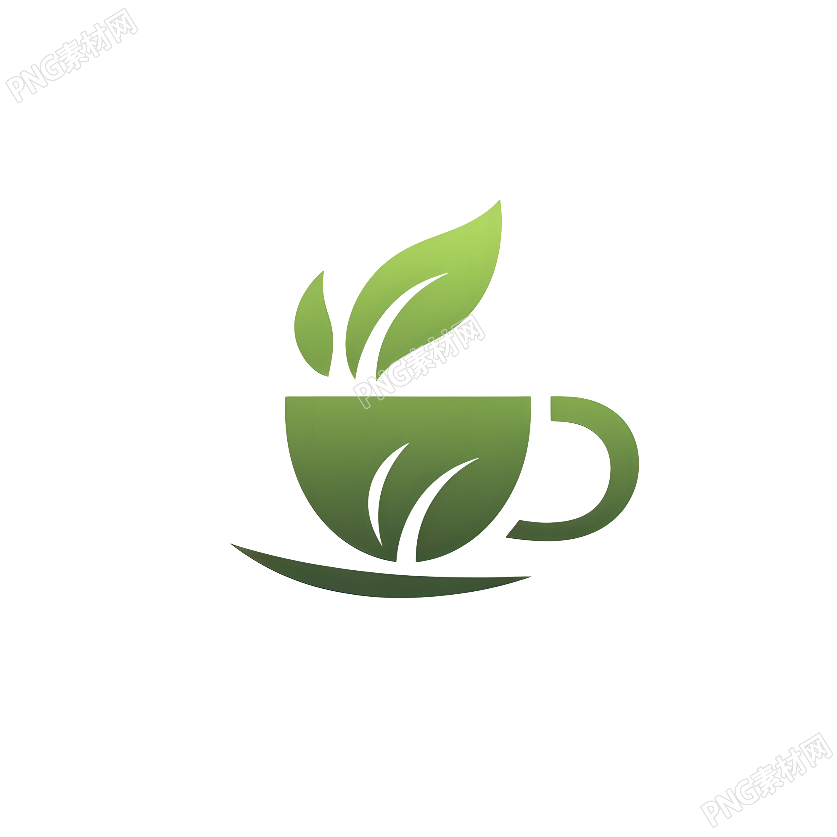 茶叶logo精美插画