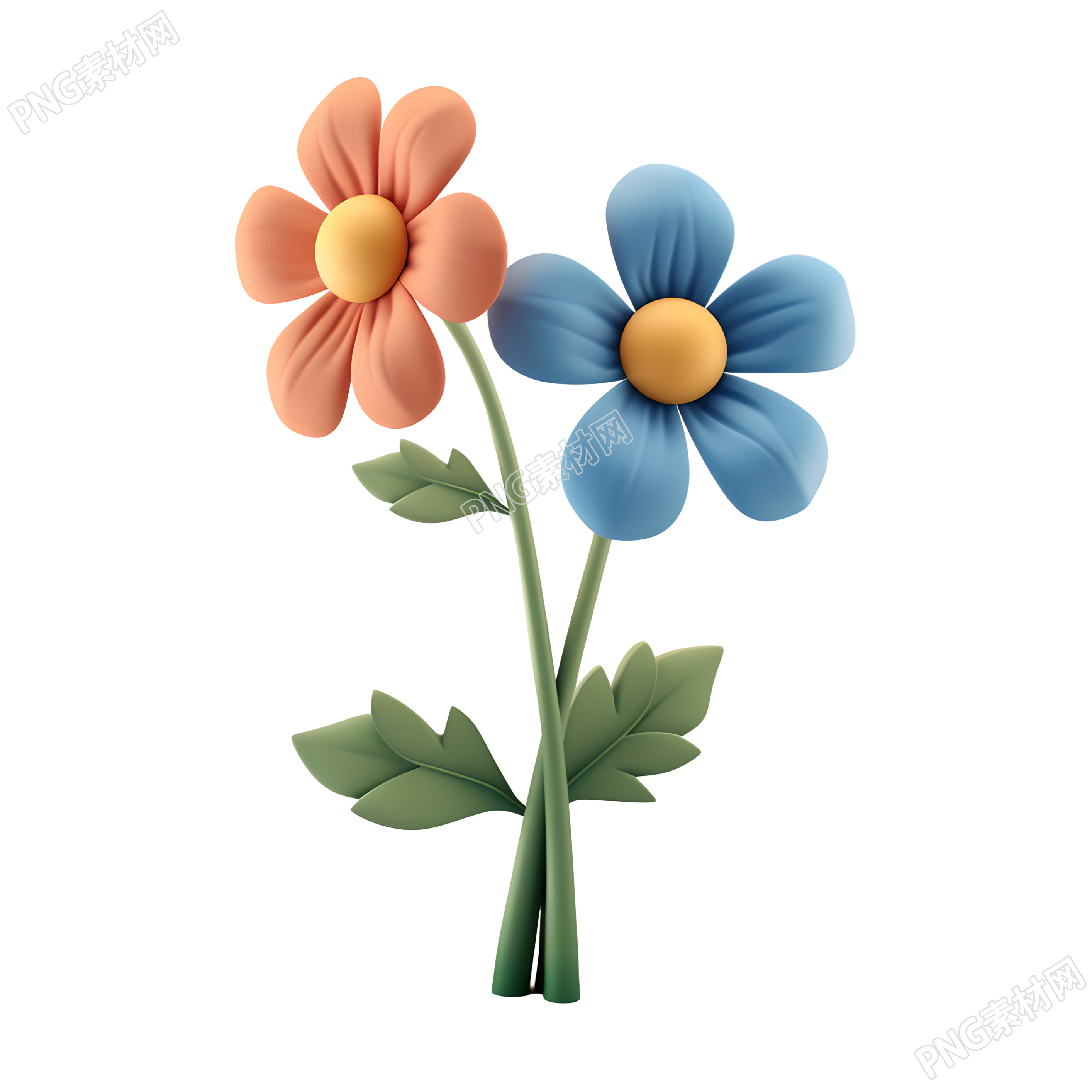 3D花卉创意设计元素