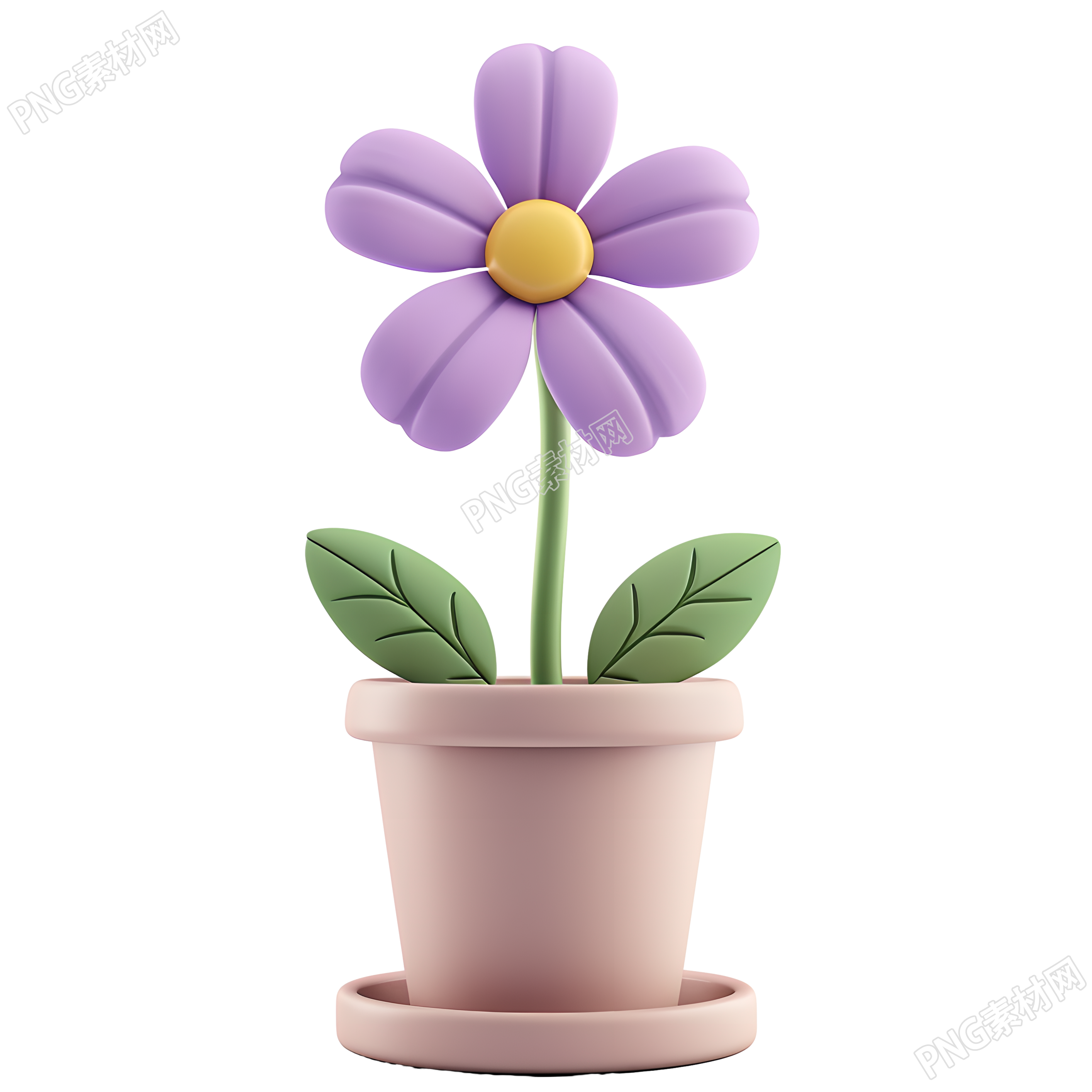 3D花卉PNG图形素材