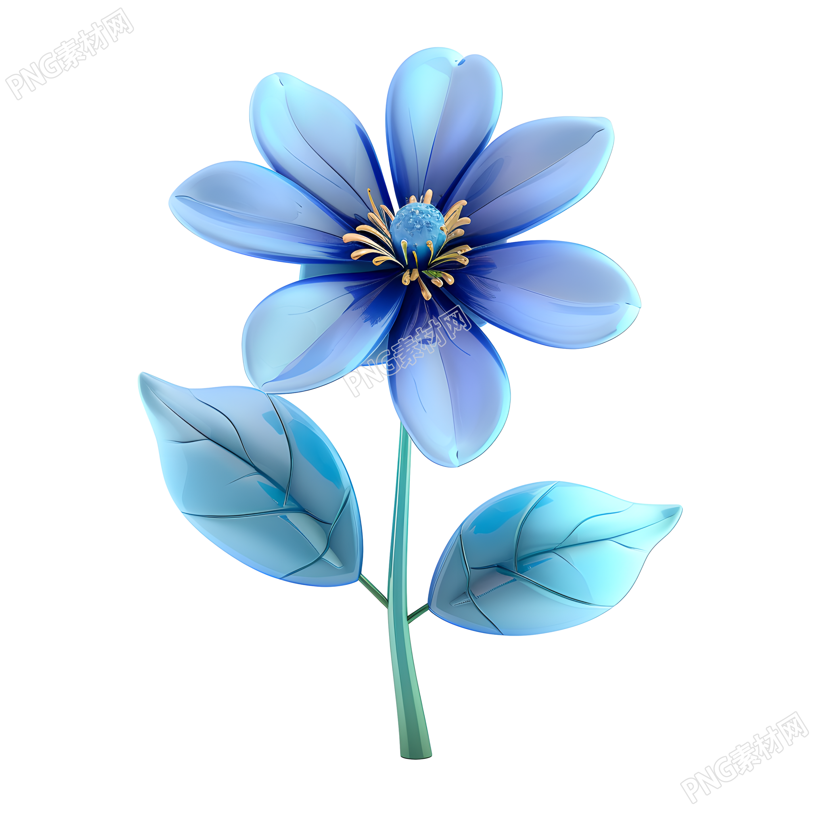 3D花朵可商用素材