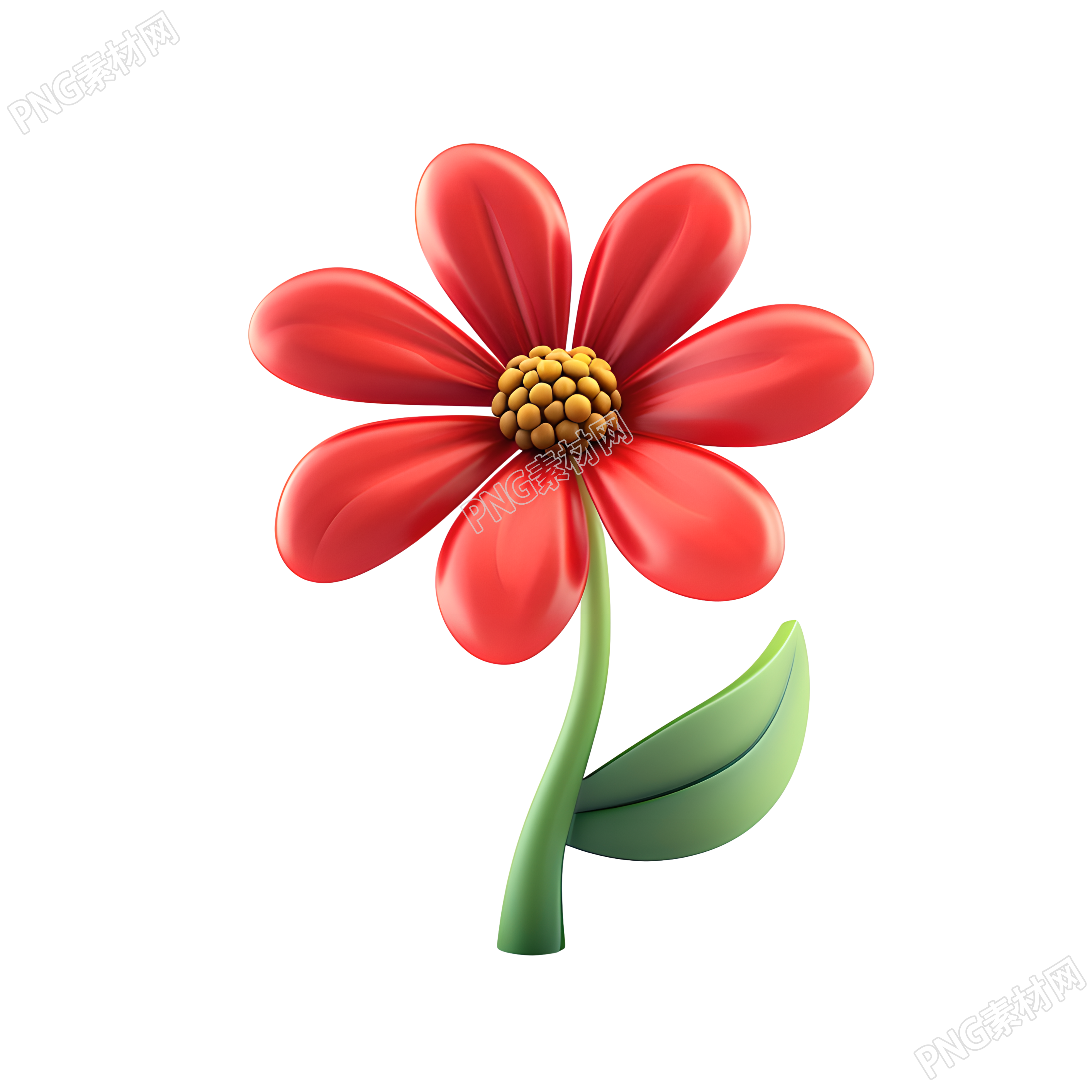 3D花朵高清圖形素材