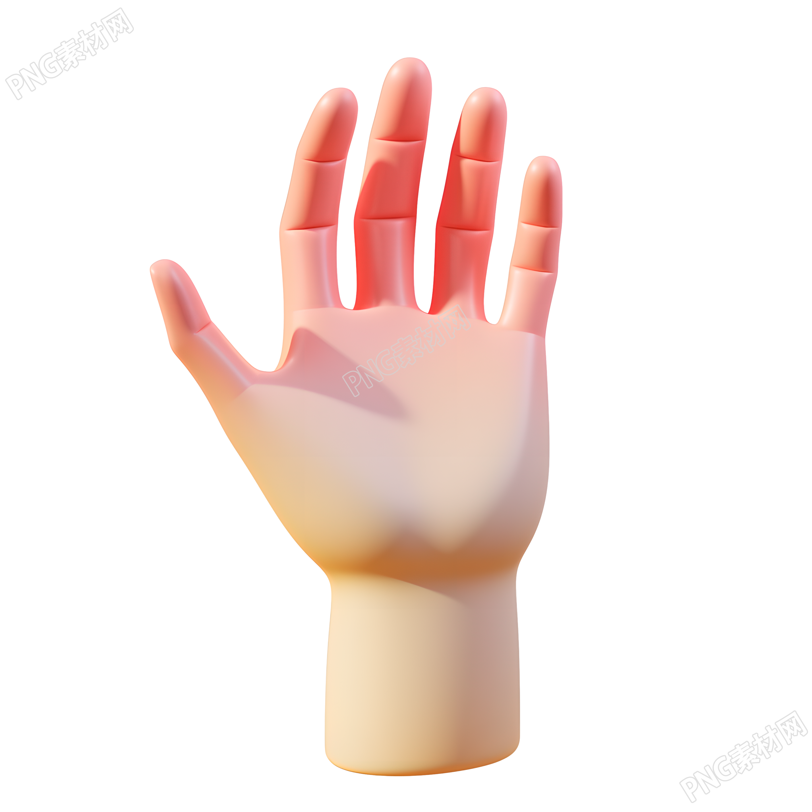 3d小手素材插画