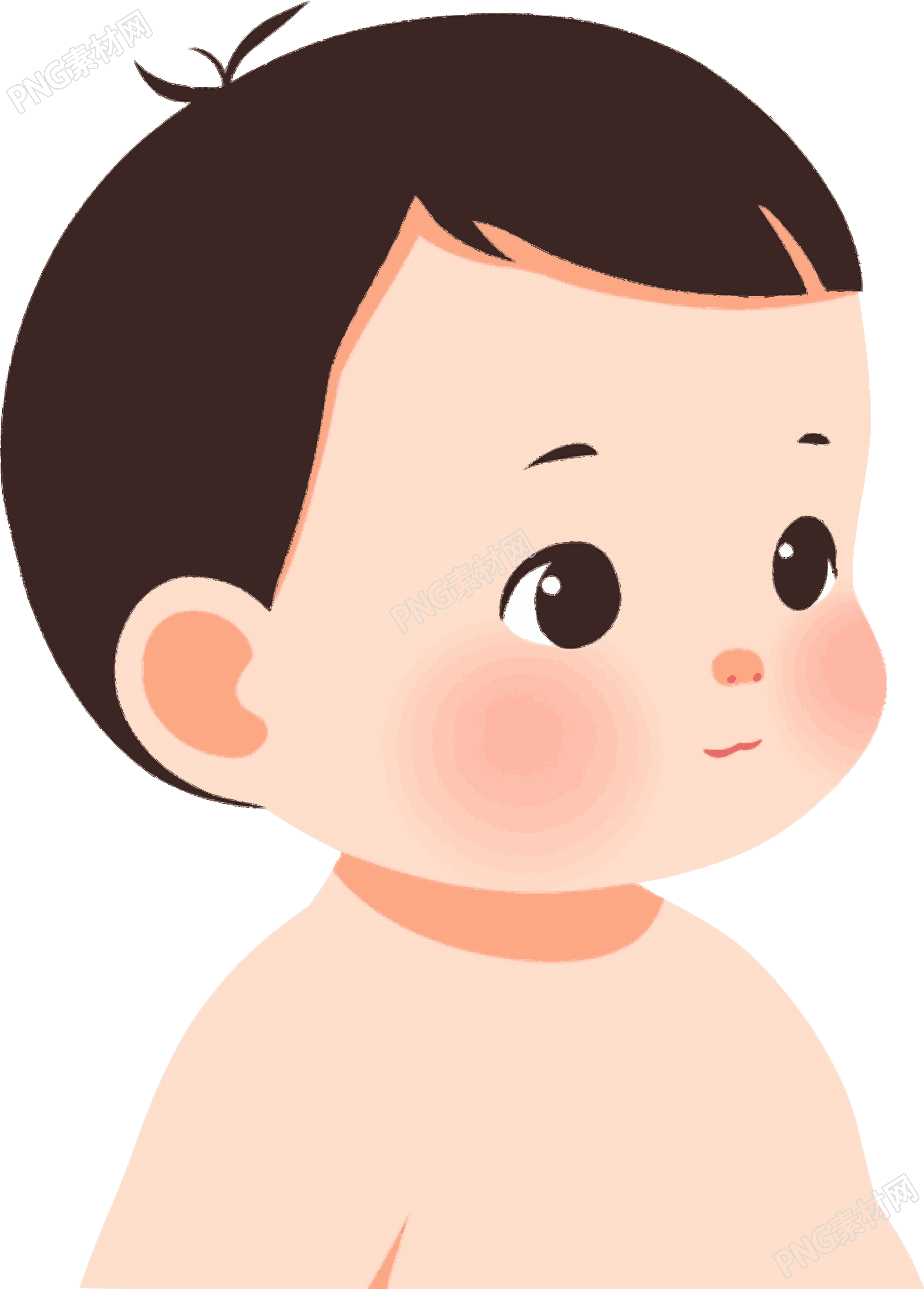 卡通婴儿商用插画