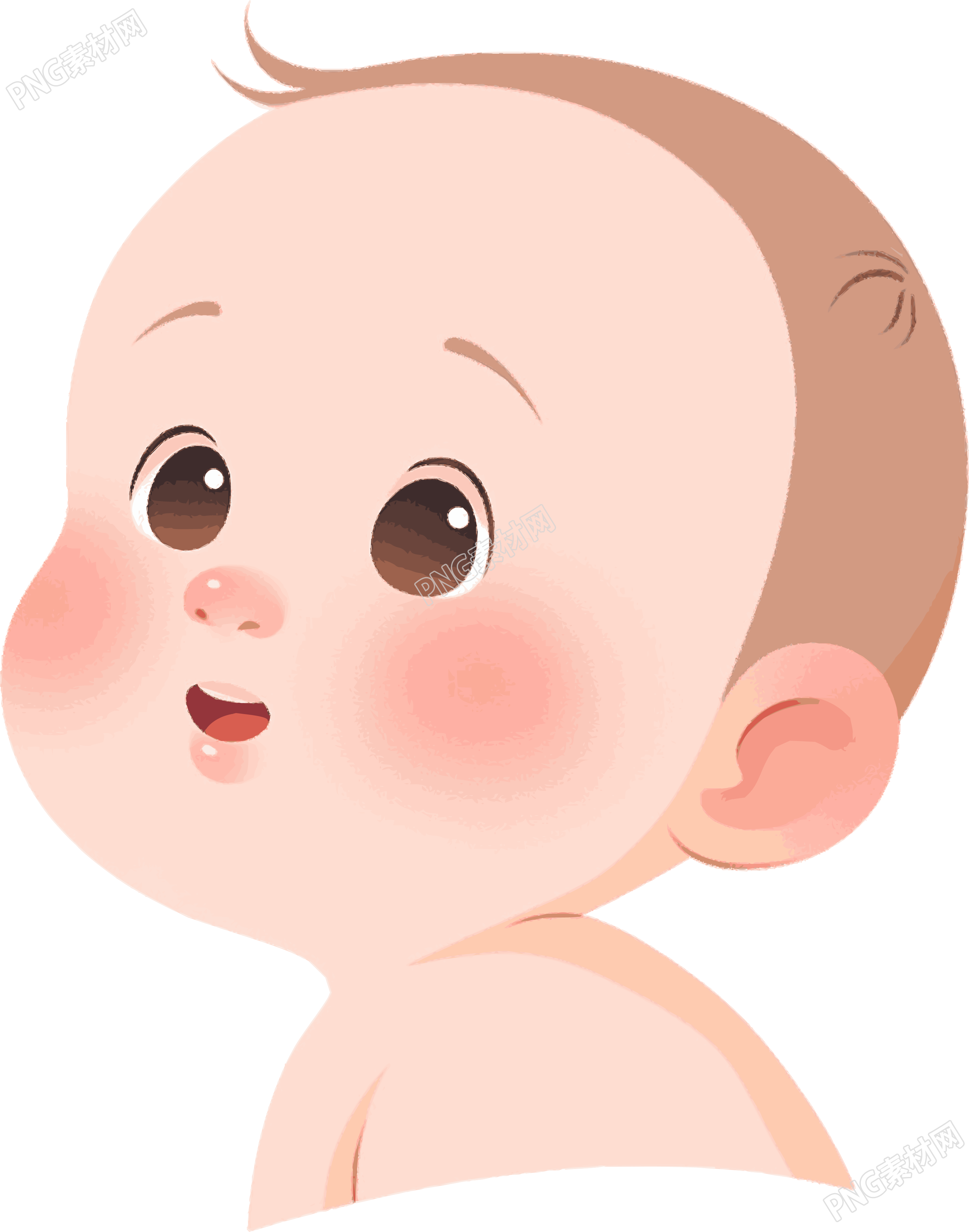 卡通婴儿插图