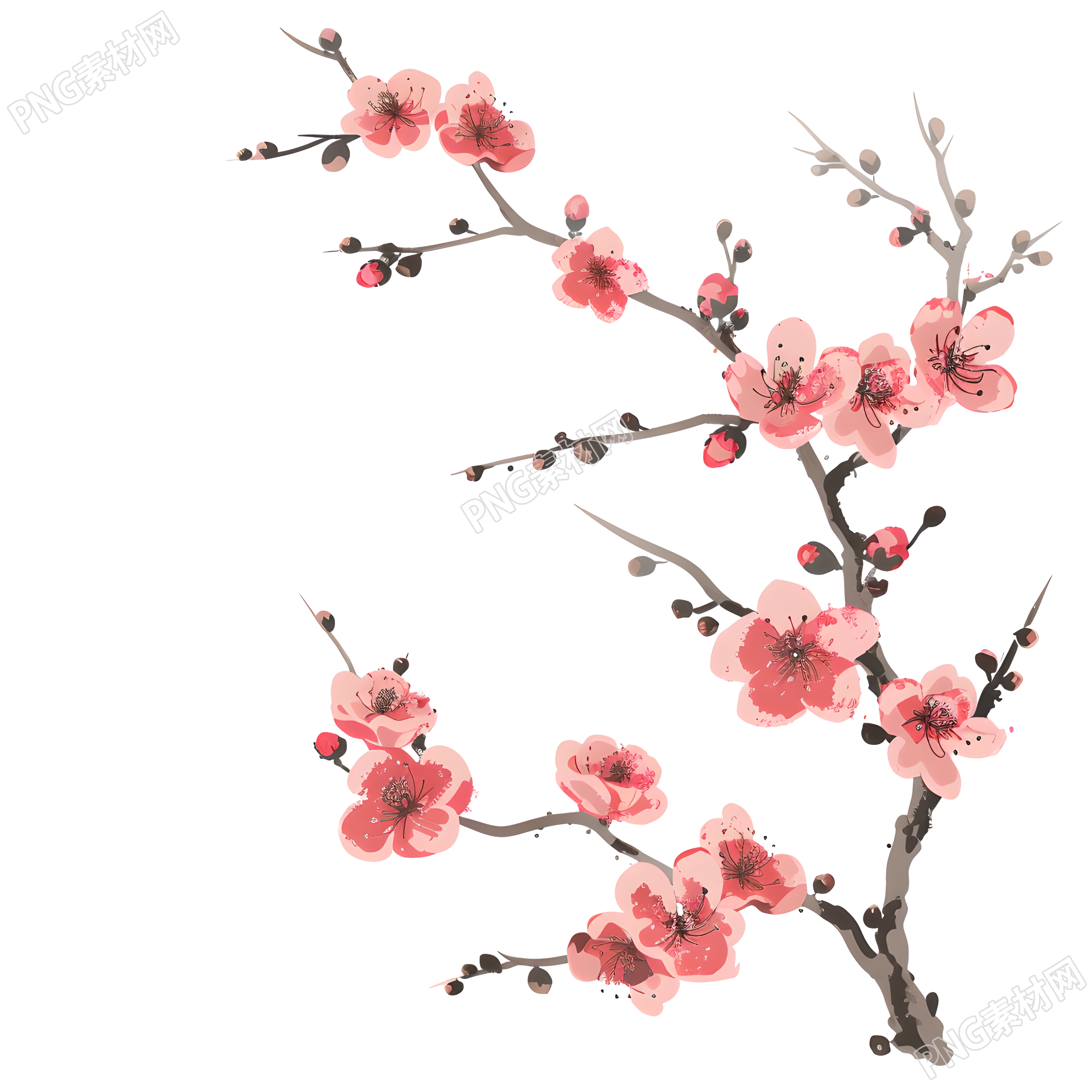 中国风梅花设计元素