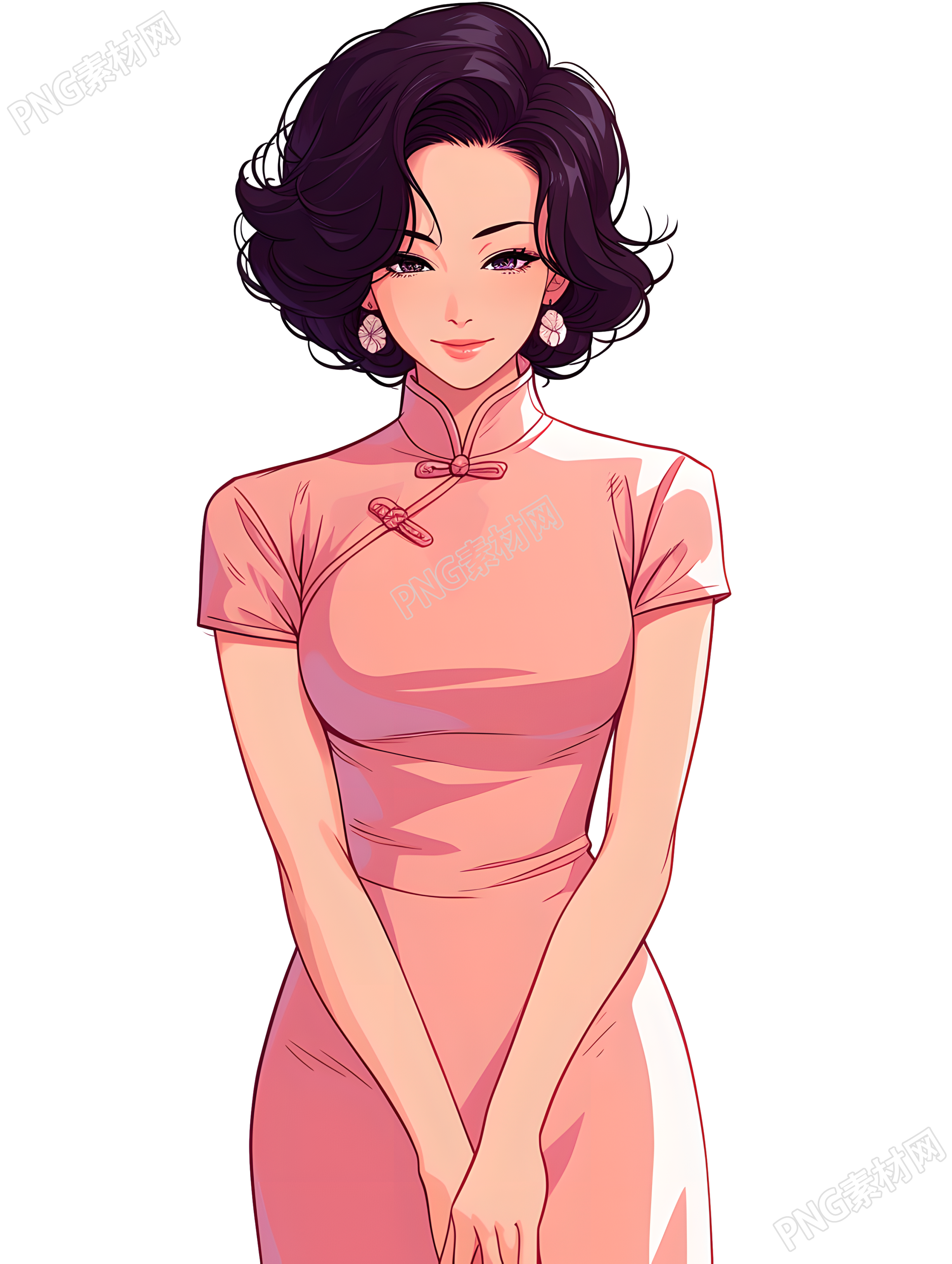 魅力女性插圖