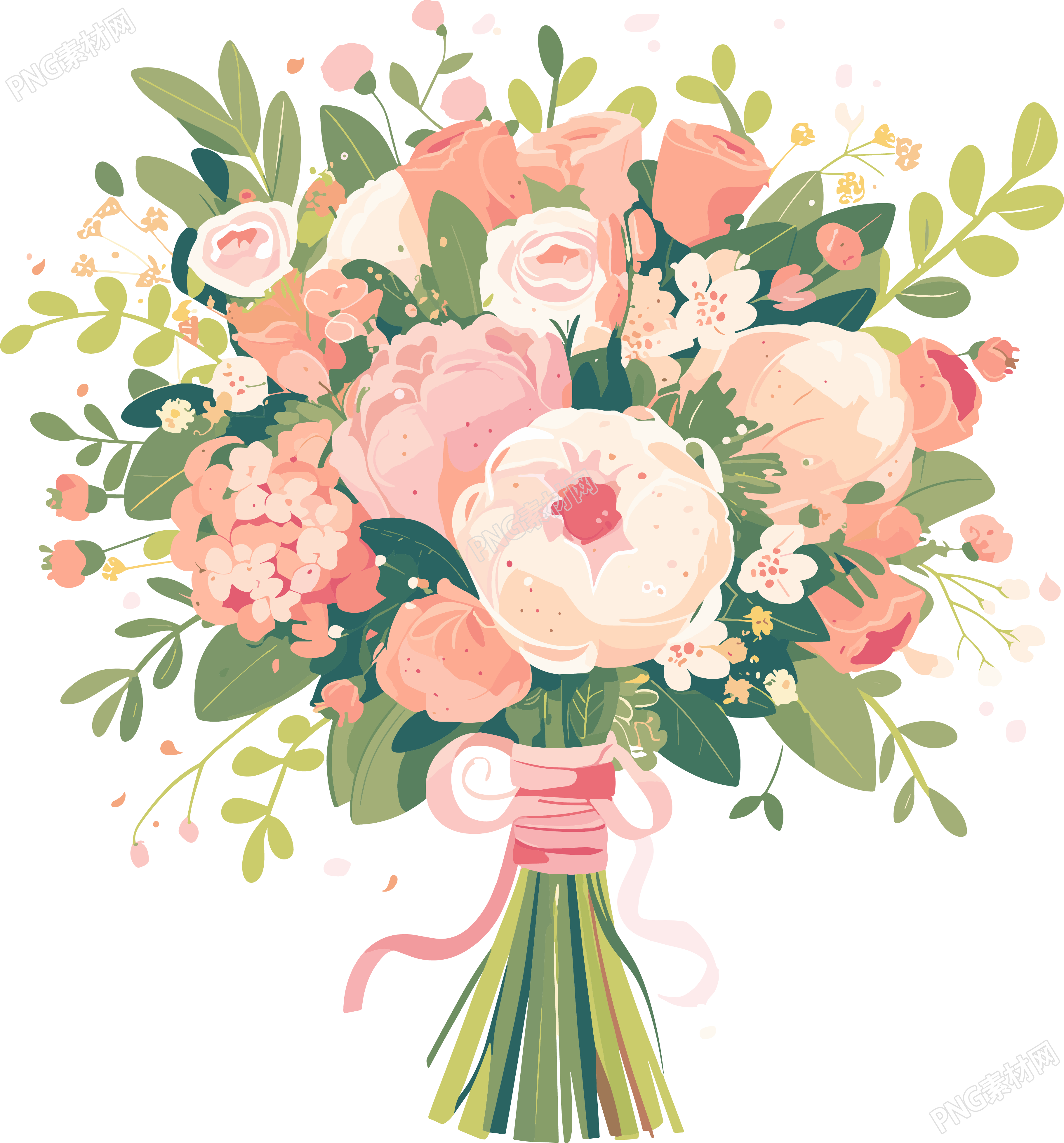 结婚婚礼花束插图
