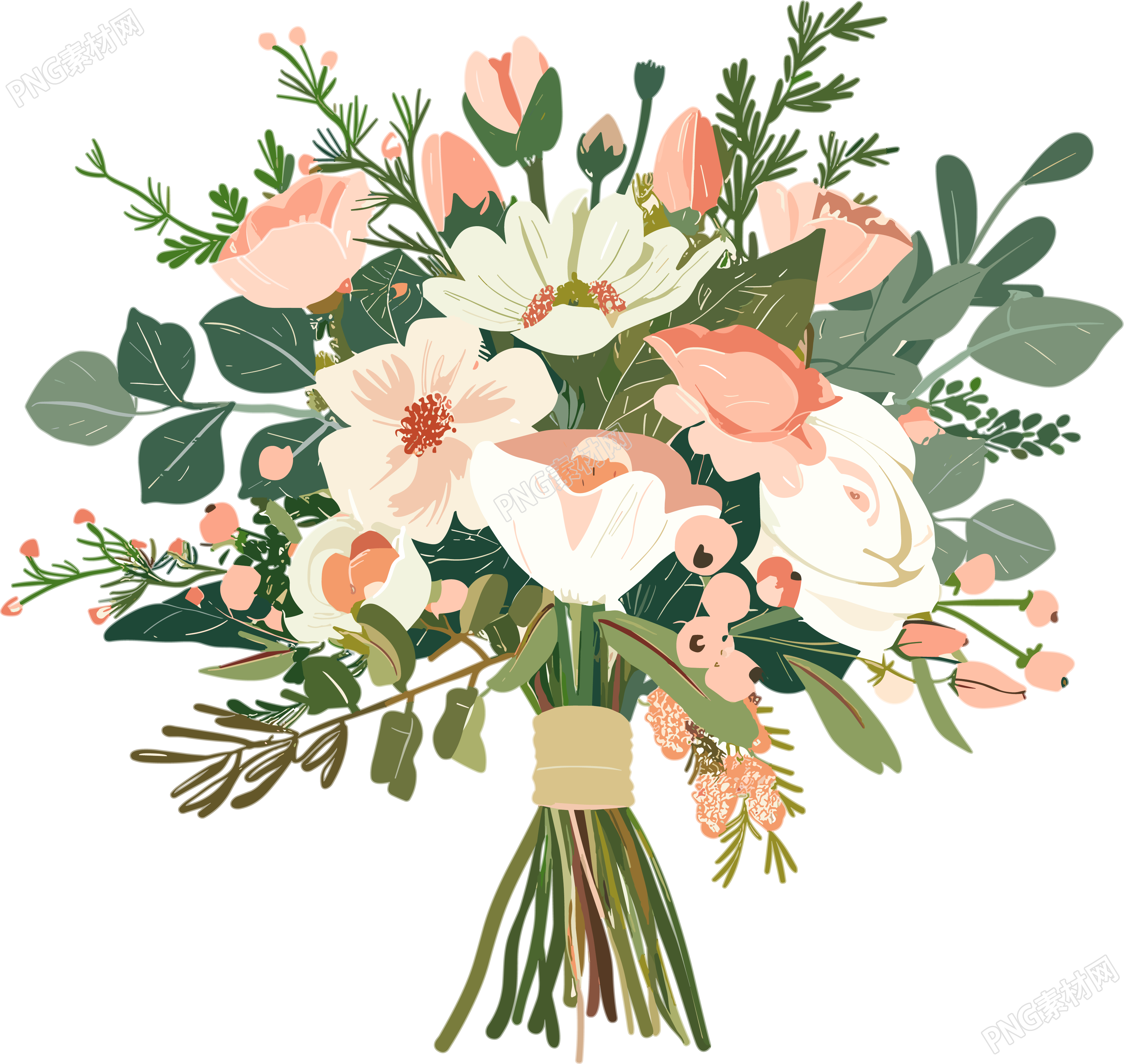 结婚婚礼手捧花插图