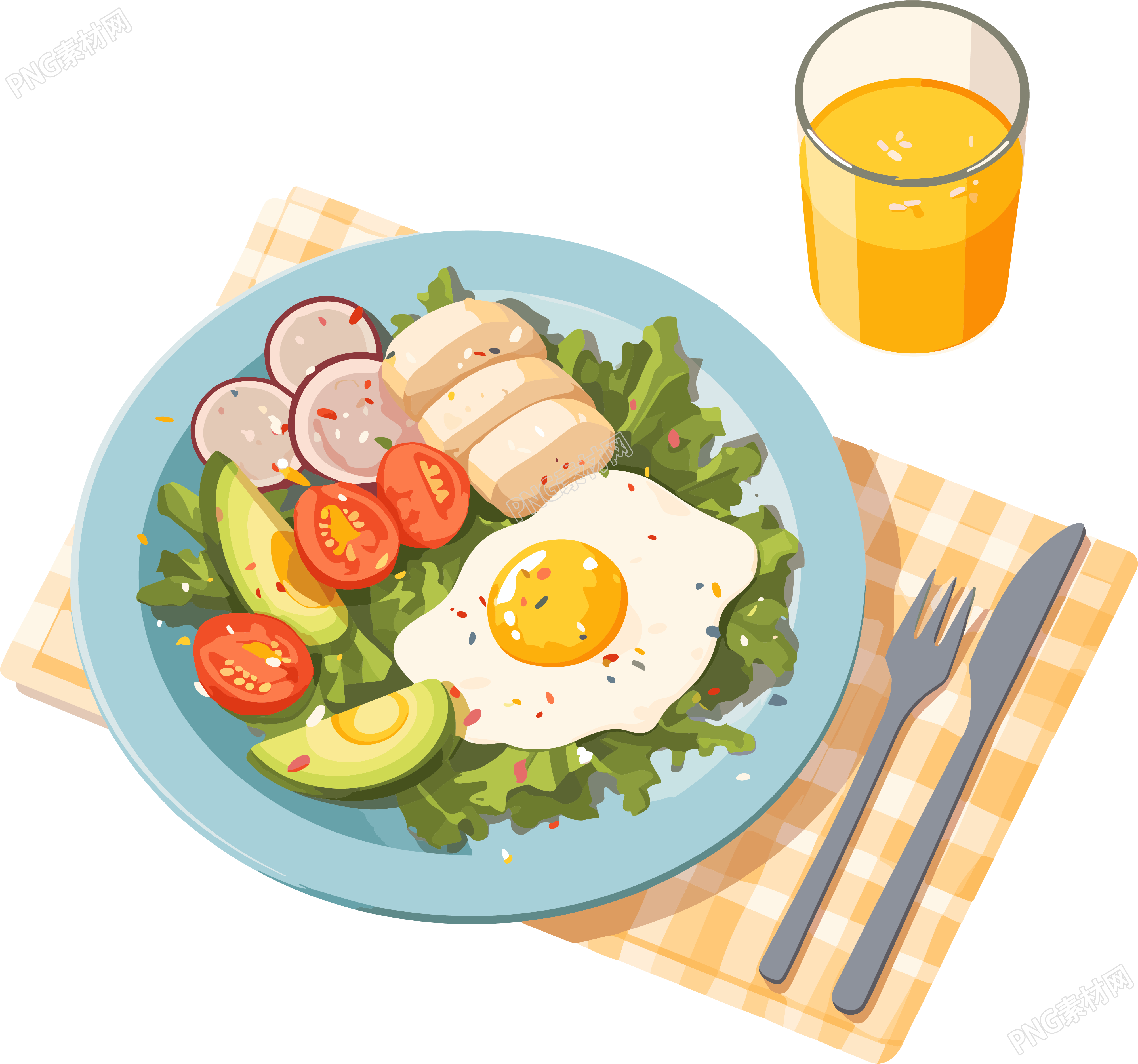 营养餐健康饮食素材