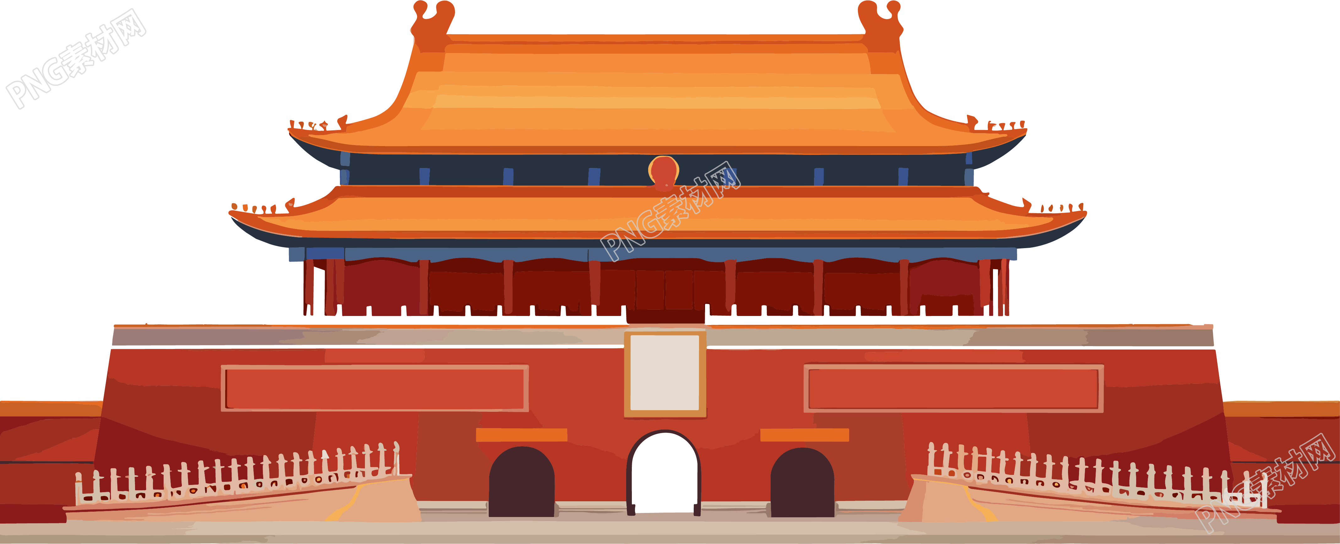 天安门建筑插图