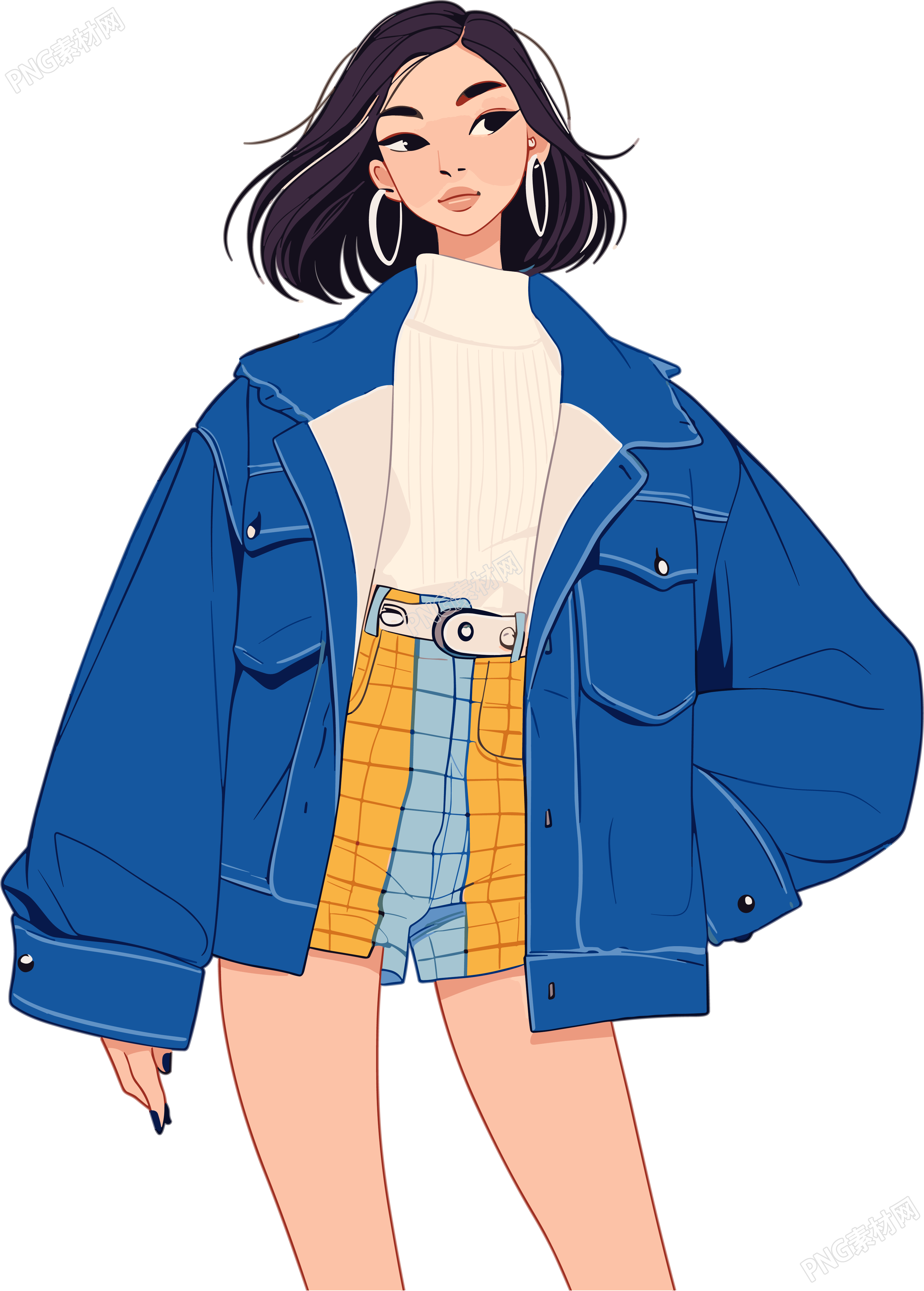 動(dòng)漫人物PNG插畫