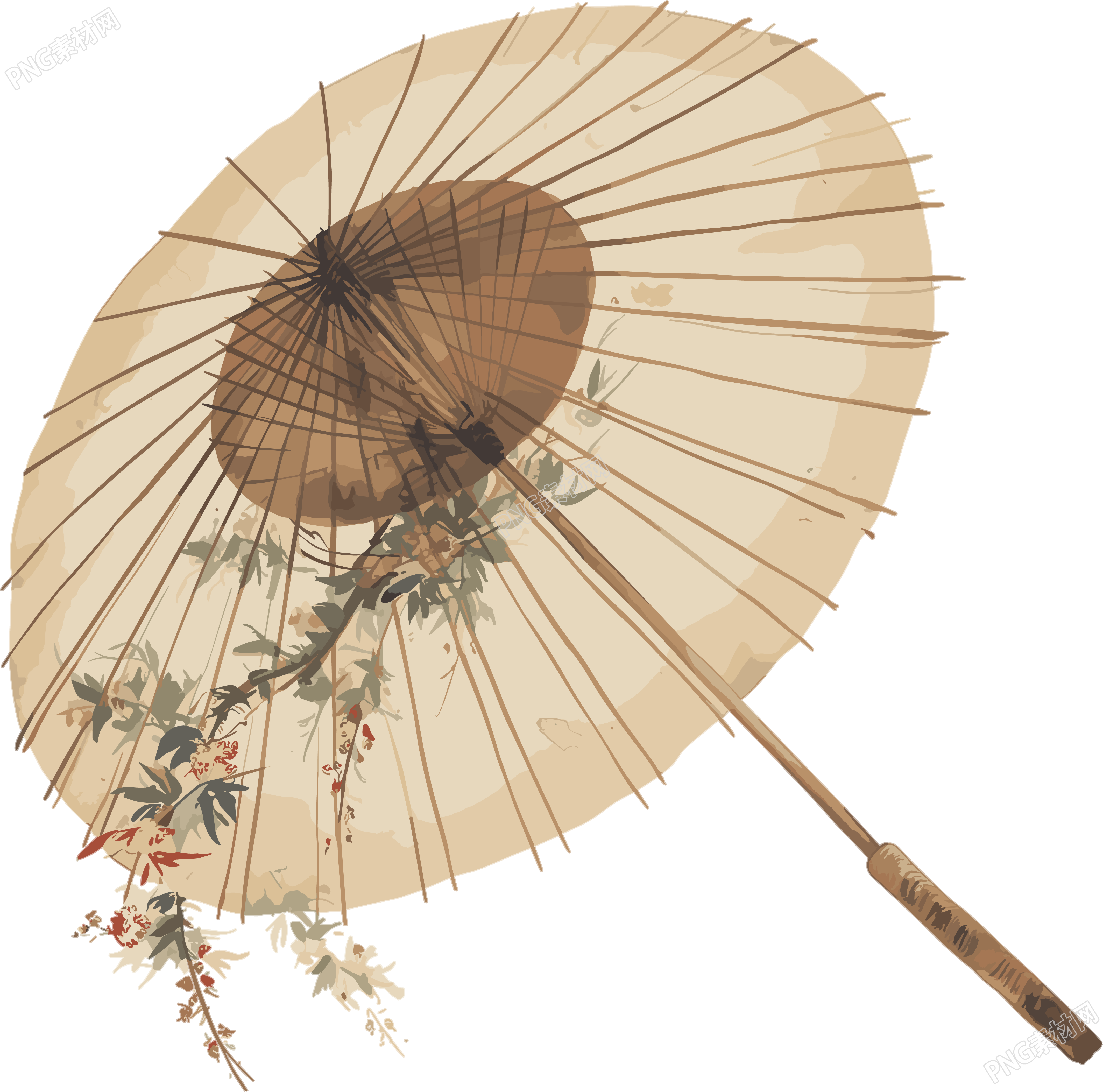 油纸伞图形素材