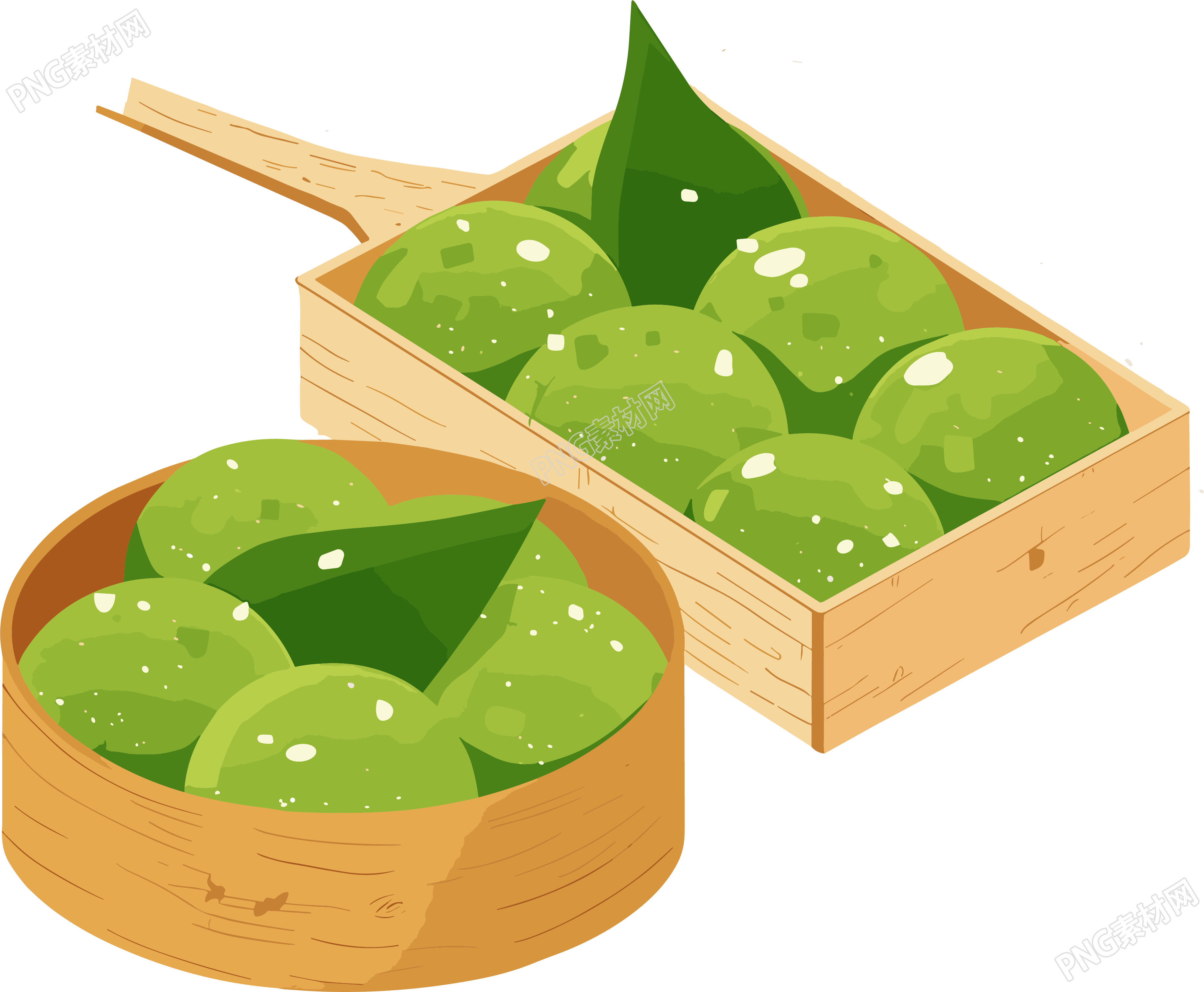 青团可商用插画