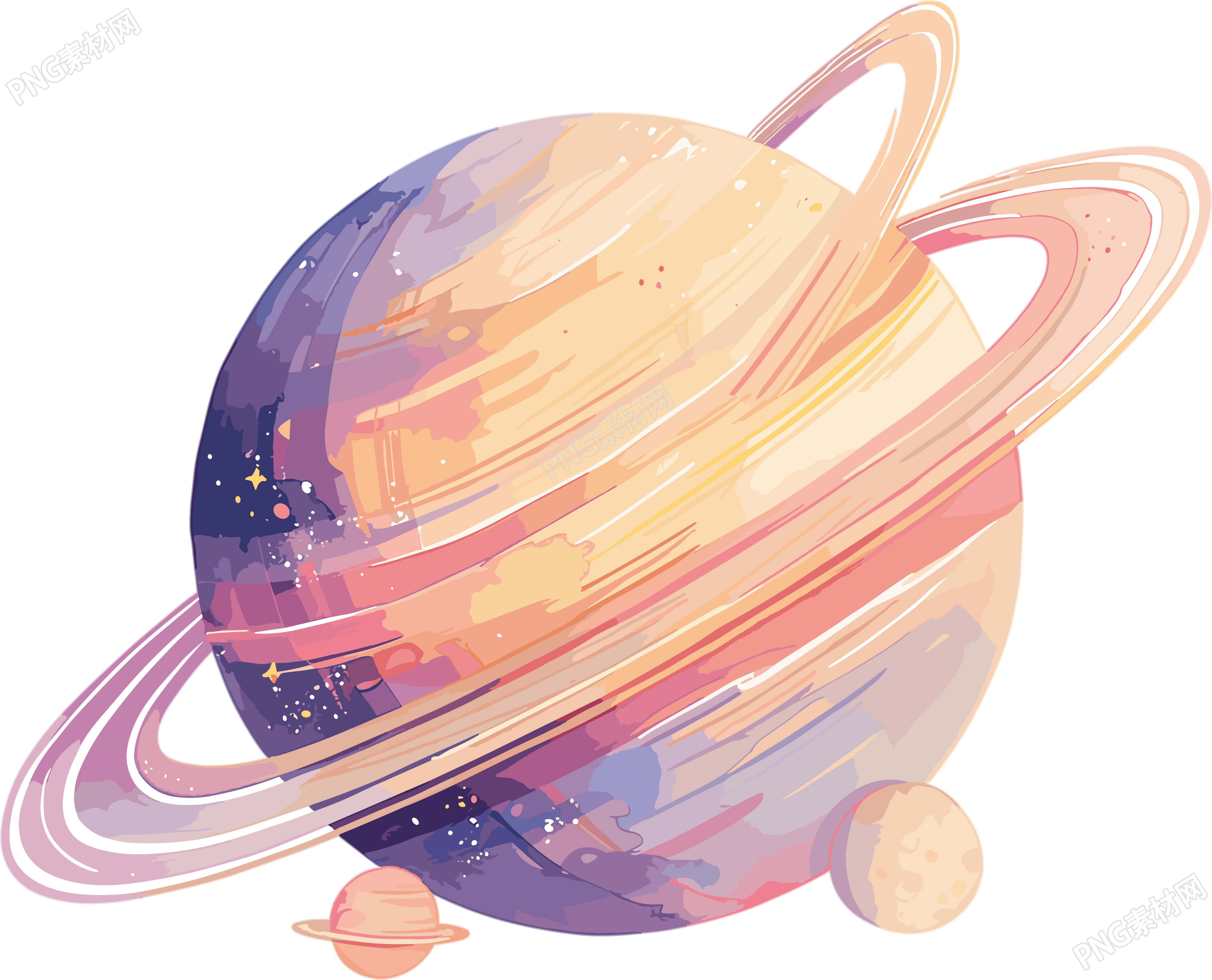 外太空创意插画