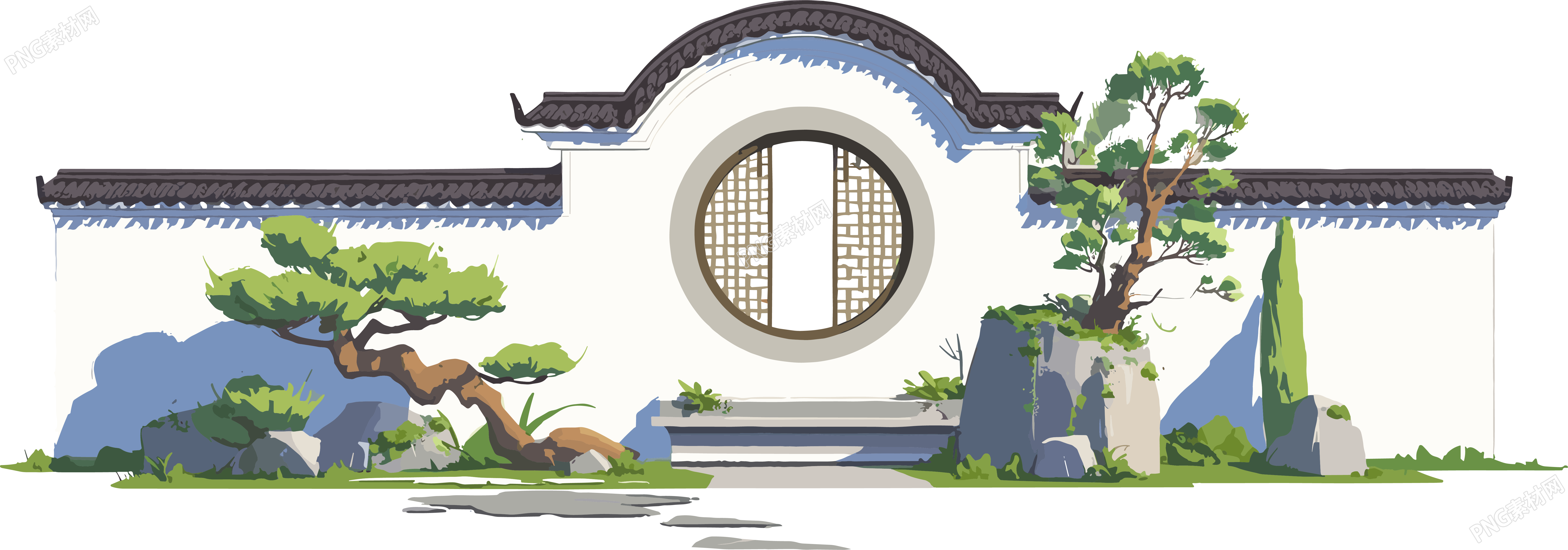 國(guó)風(fēng)建筑高清創(chuàng)意素材