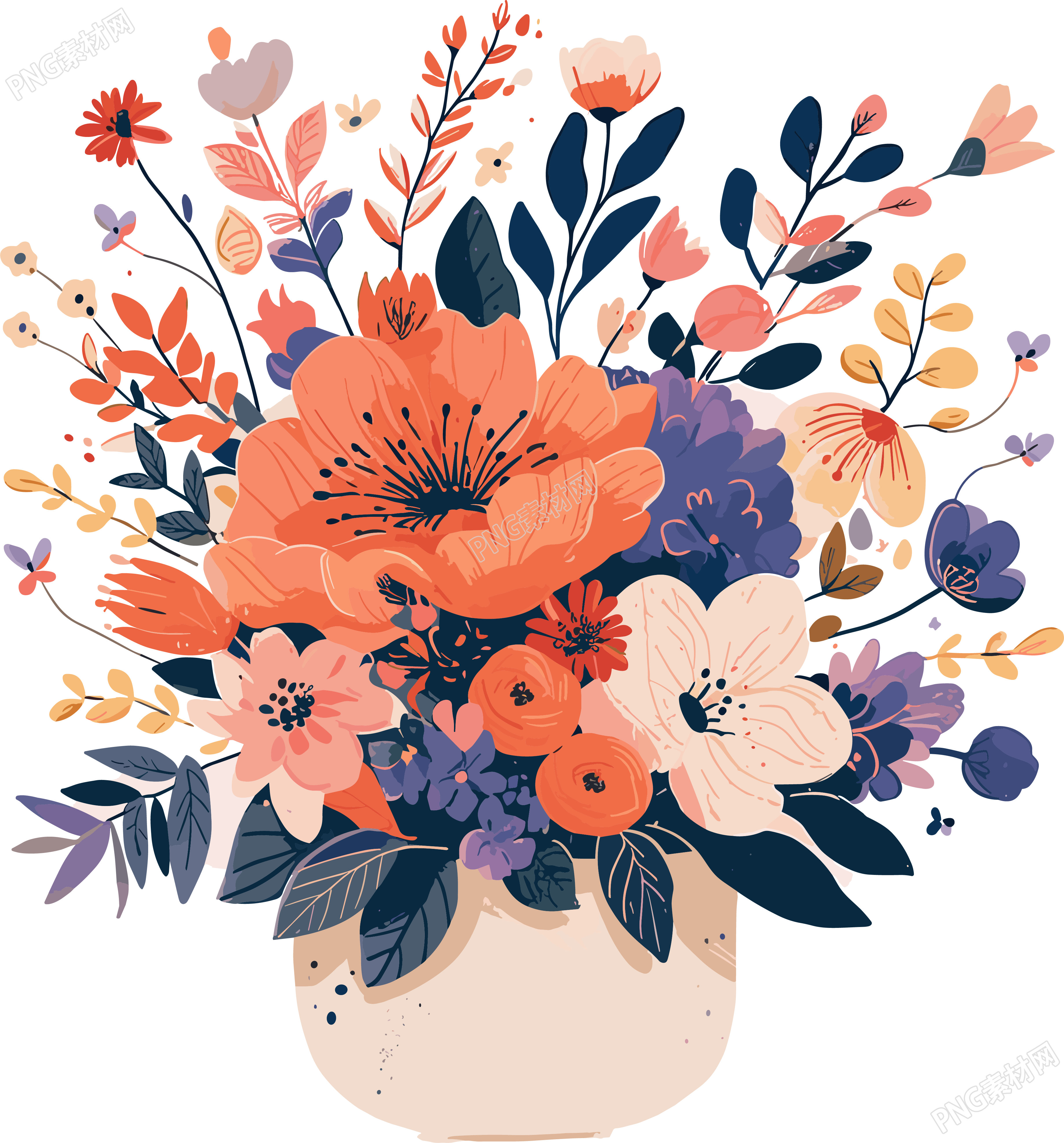 插花简约素材